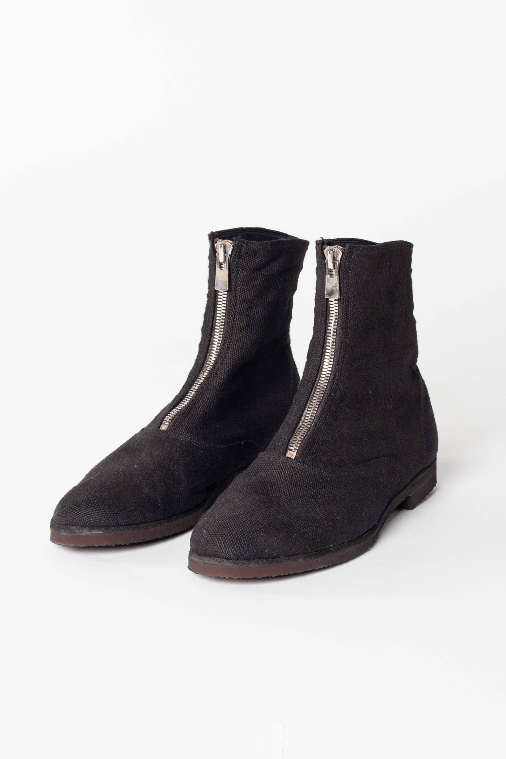 Guidi 210 Linen Boot in Black for Men | Lyst