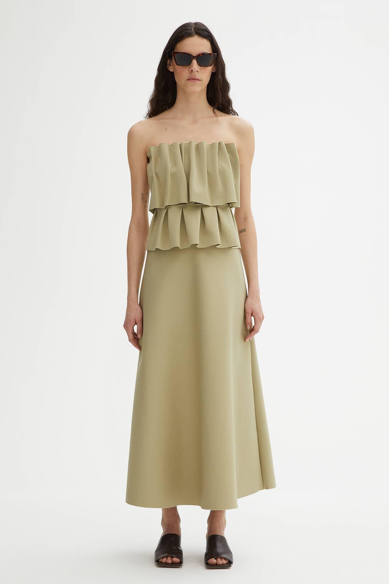 House of Dagmar Sculpted Tube Dress in Green Lyst