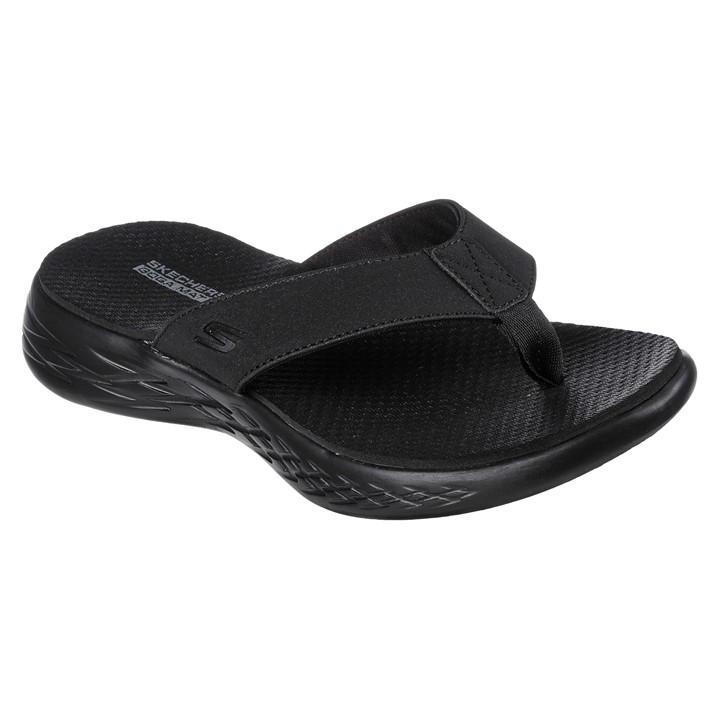 Skechers On The Go Vacay Flip Flops in Black Lyst UK