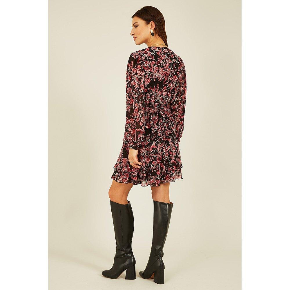 mela london long sleeve dress Shop Mela London Green Sequin Belted Wrap Long Sleeve Evening Women's Mini Dress Online