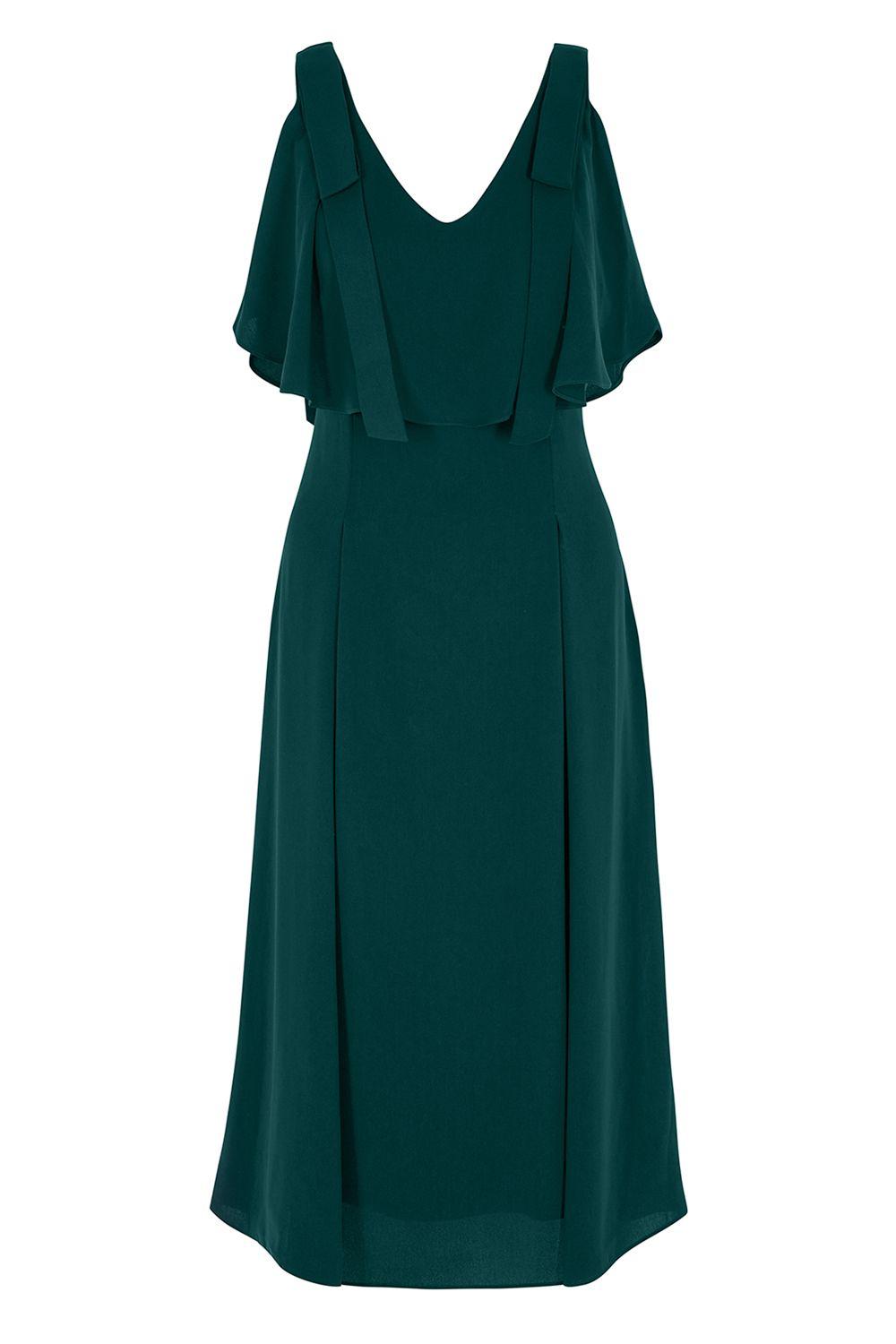 coast imana midi dress green