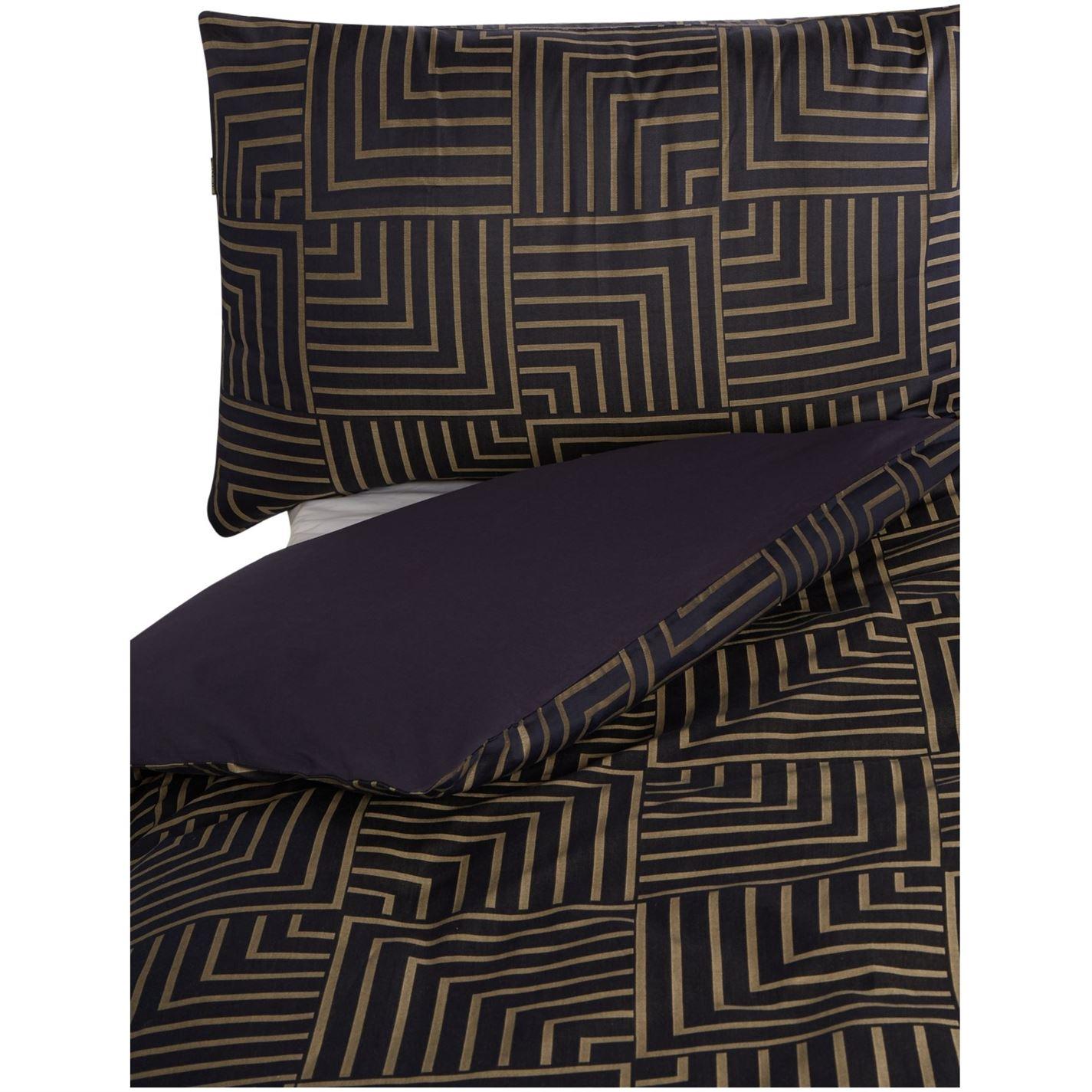 Biba Cotton Giselle Jacquard Duvet Cover In Navy Blue Lyst