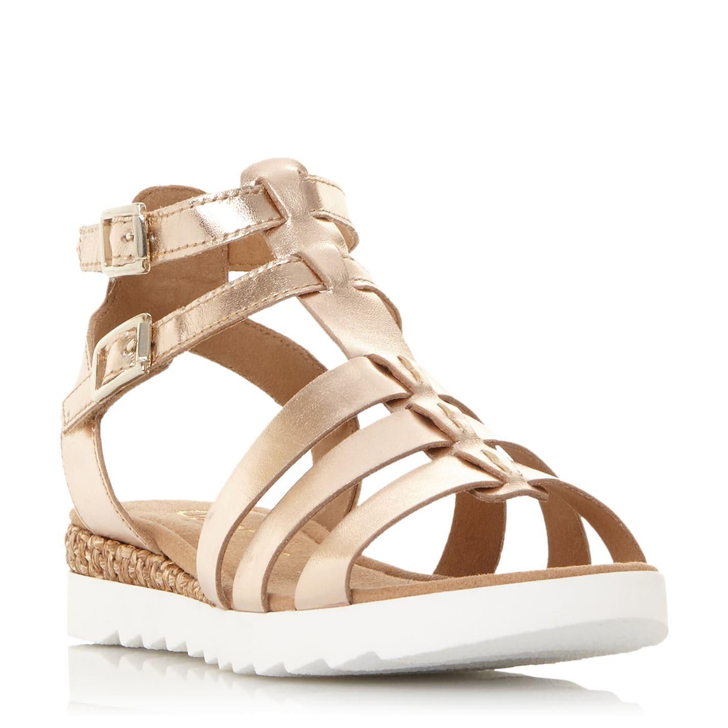 gabor rose gold sandals