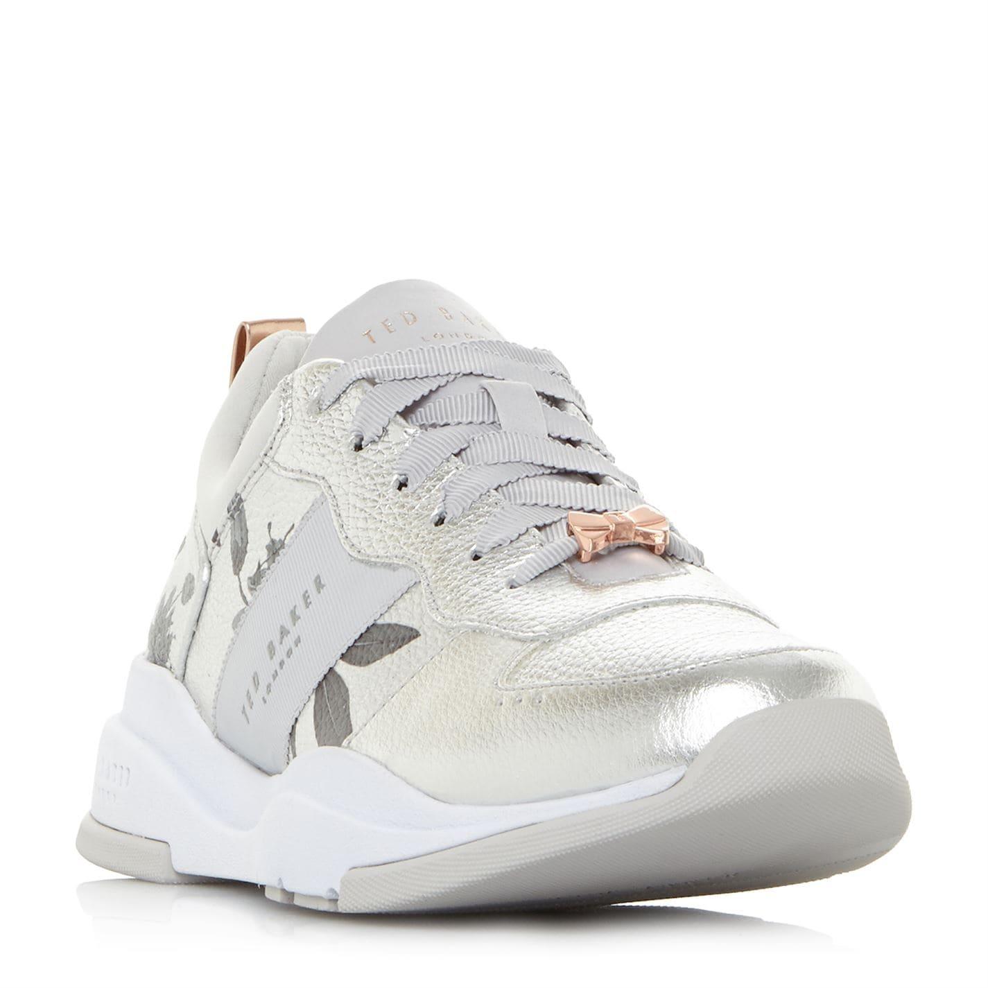ted baker silver trainers