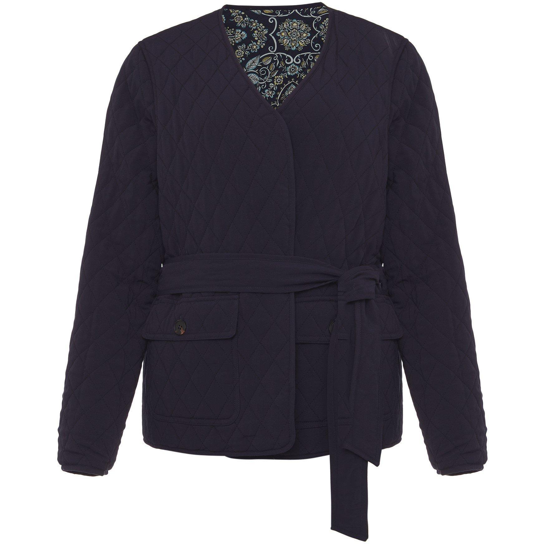 Phase Eight Polly Paisley Reversible Quilted Jacket in Grey | Lyst UK