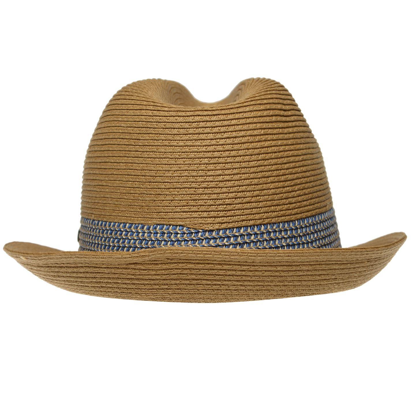 Ted Baker Denim Straw Trilby Hat in Beige (Natural) for Men - Lyst