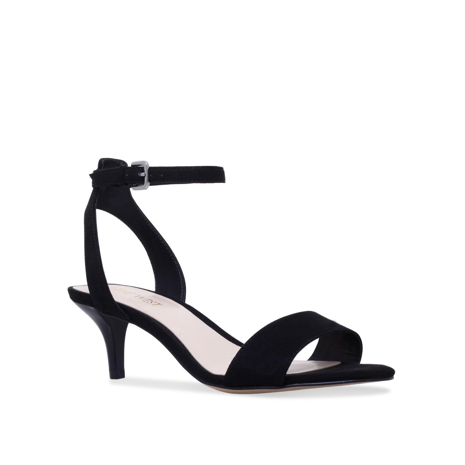 nine west black sandals