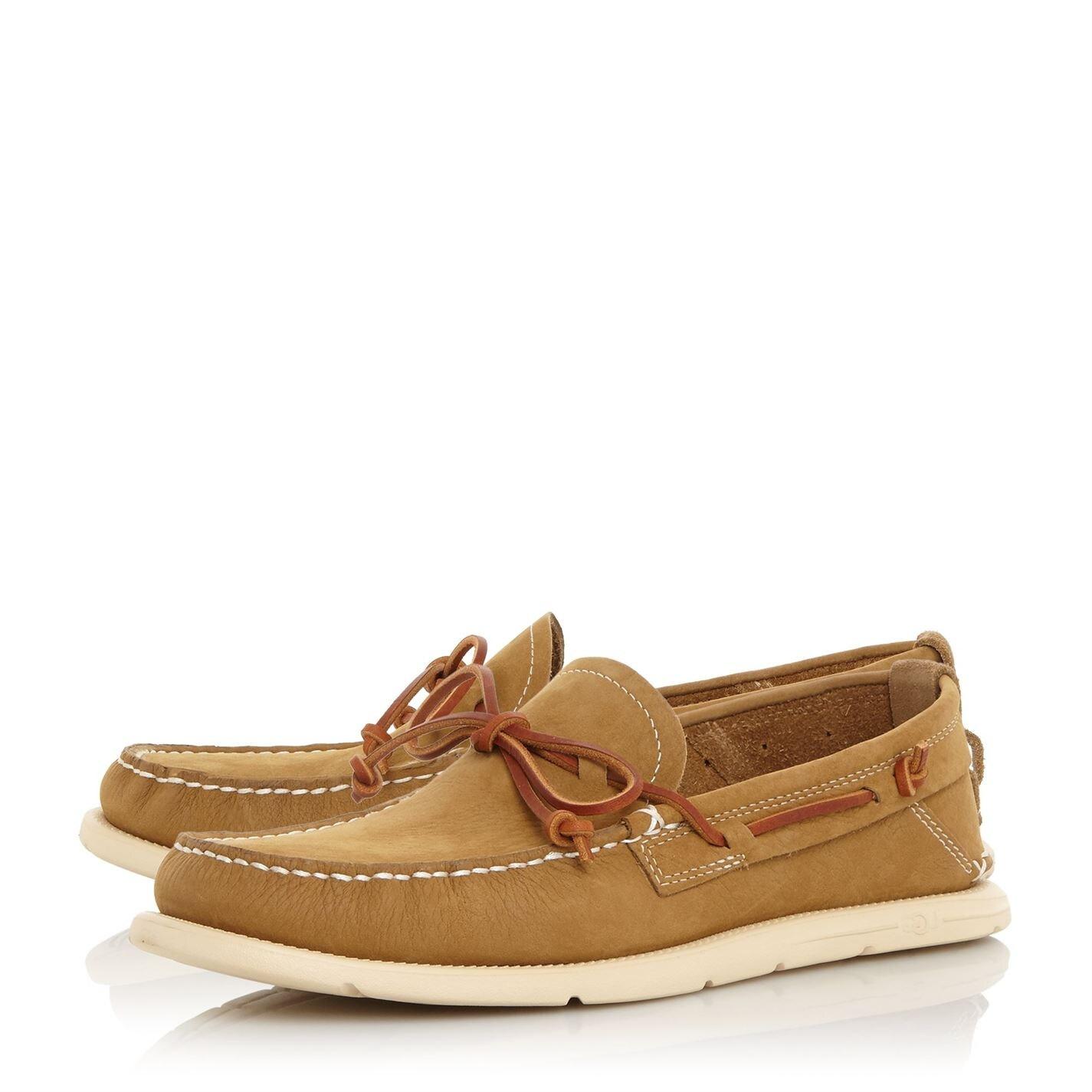 UGG Leather Beach Moc Washable Nubuck Slippers in Tan (Brown) for Men