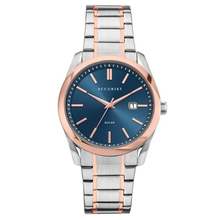 Accurist Blue Dial Two Tone Watch for Men Lyst UK