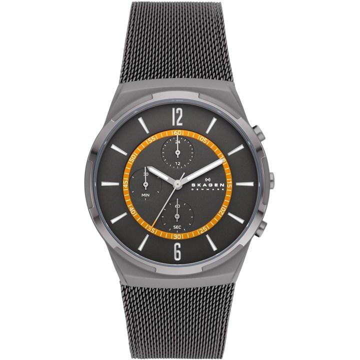 Skagen Chronograph Stainless Steel Classic Analogue Watch in Black for Men Lyst UK