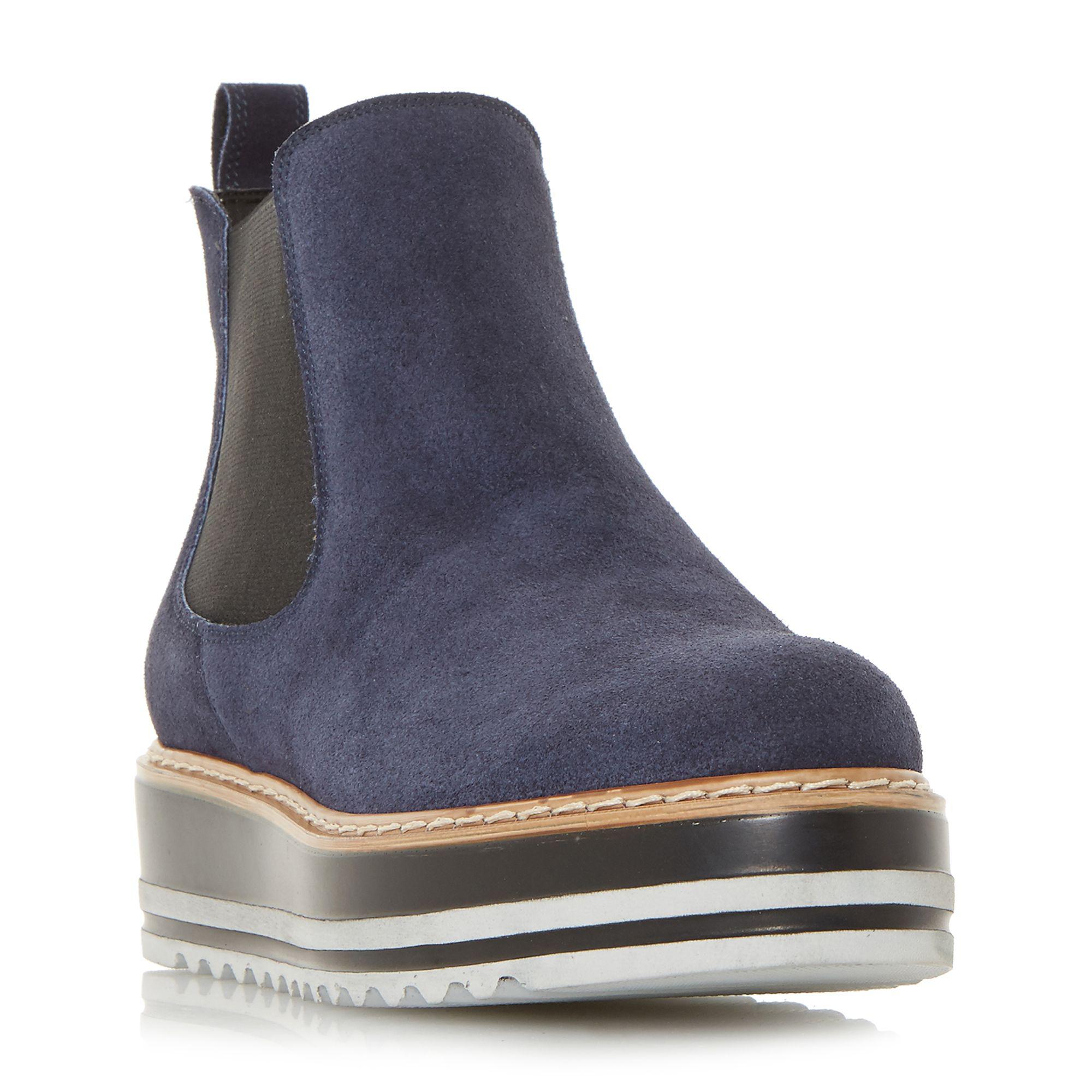 flatform chelsea boots
