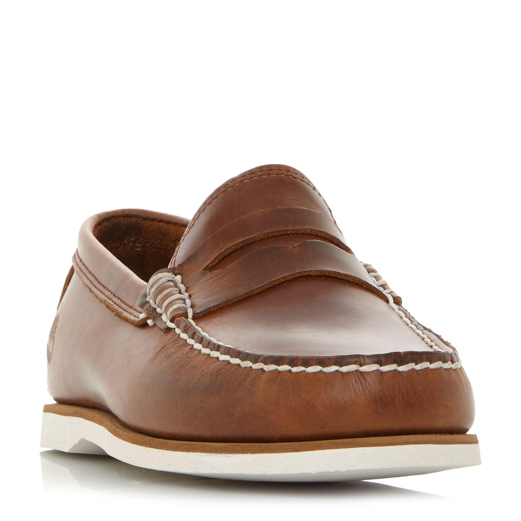 timberland penny loafer boat shoes