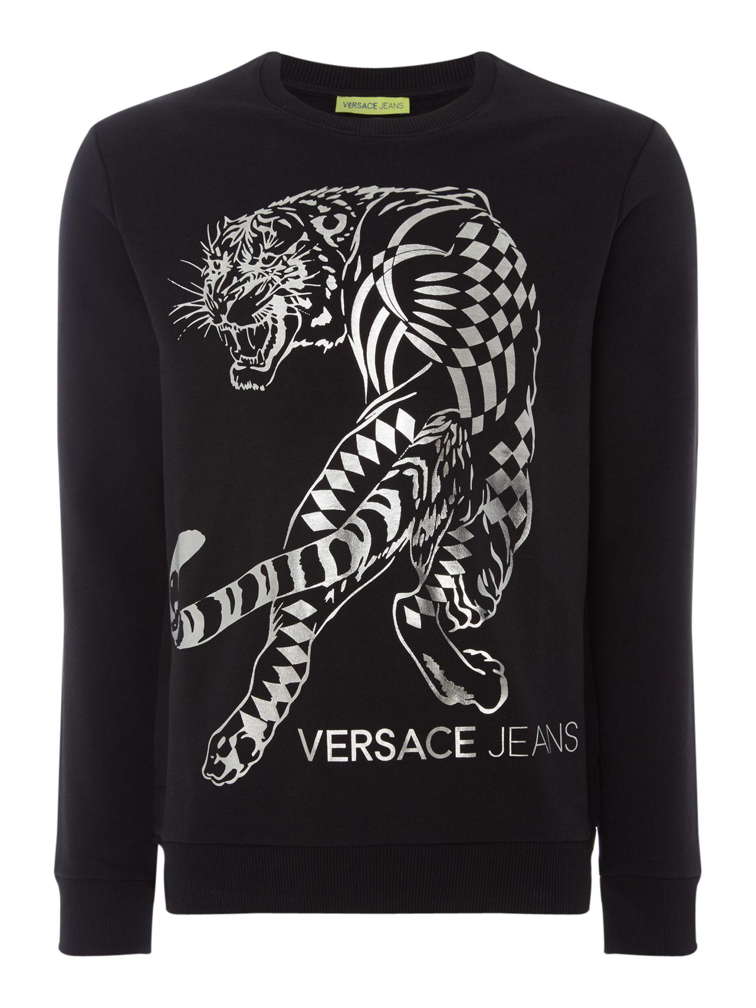 versace jeans tiger jumper