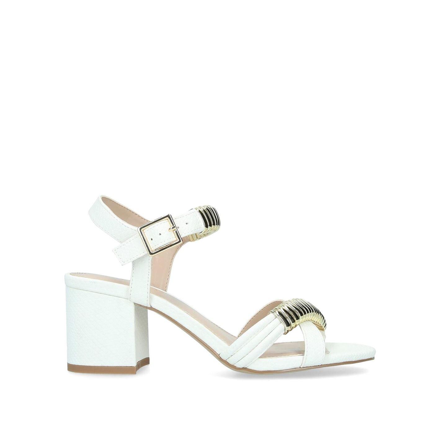 Carvela Kurt Geiger Synthetic Skipper Sandals in White - Lyst