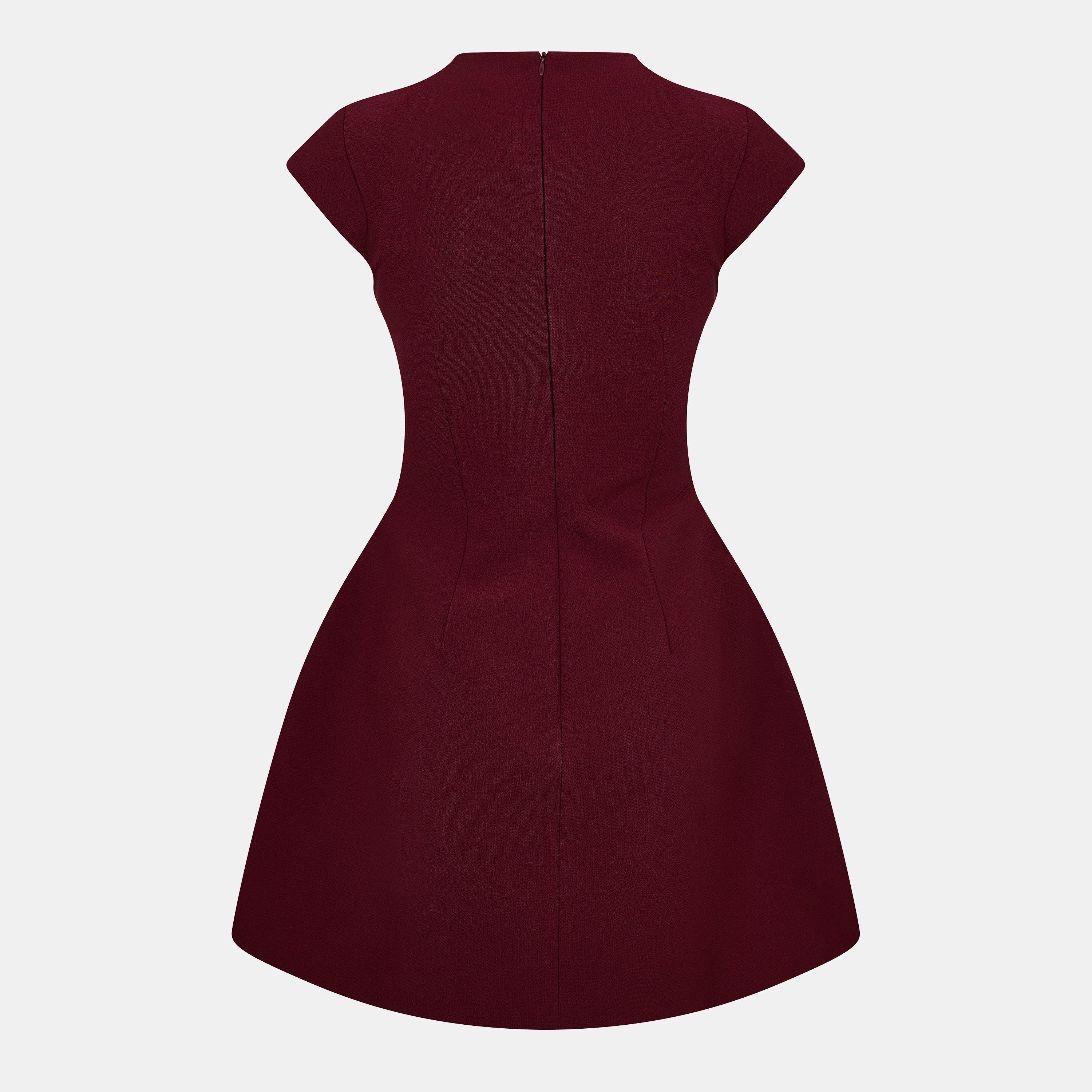 knee length dresses for ladies Odd Muse Ultimate Muse Strapless Dress Red  The Dress Nook