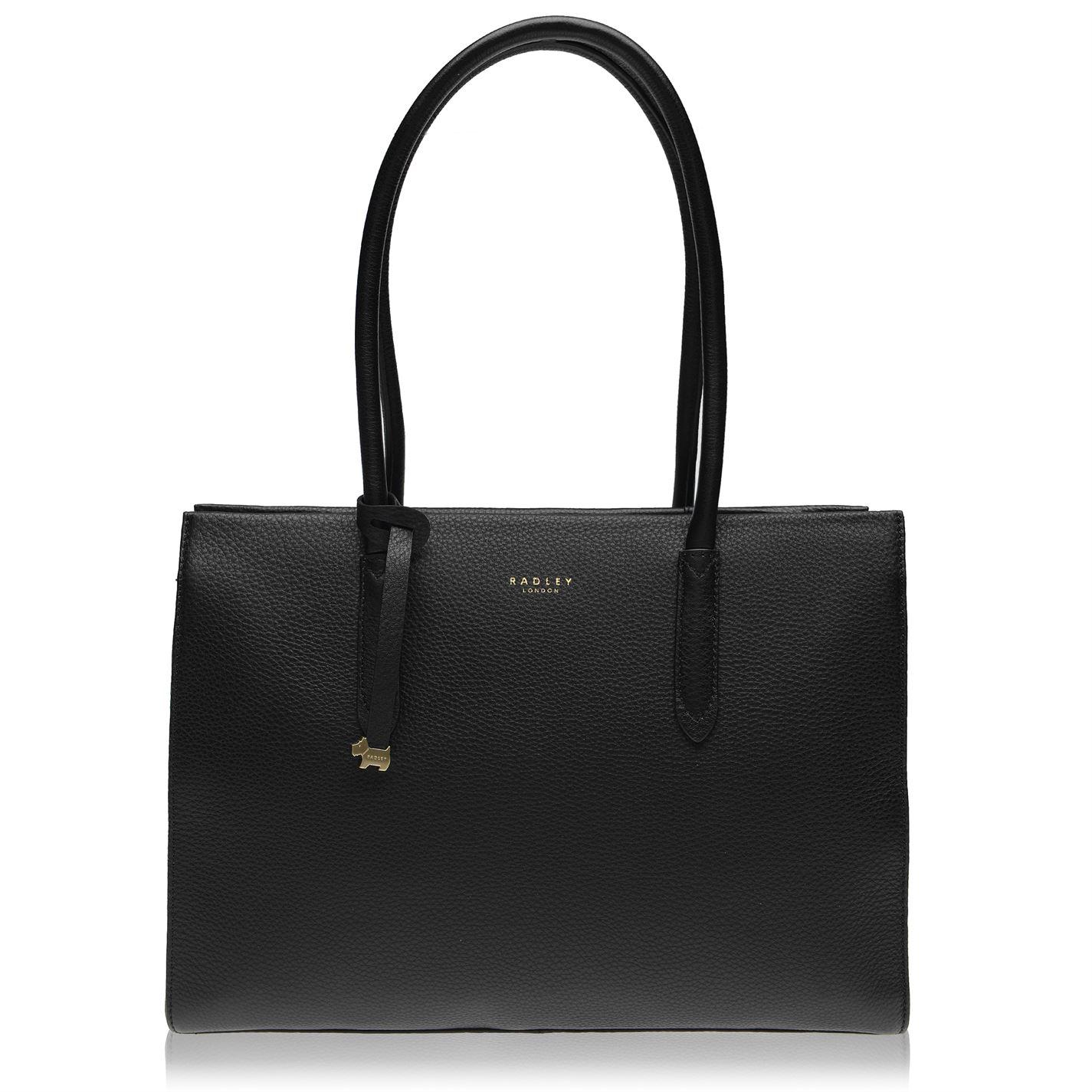 Radley Leather Arlington Court Shoulder Bag in Black Lyst