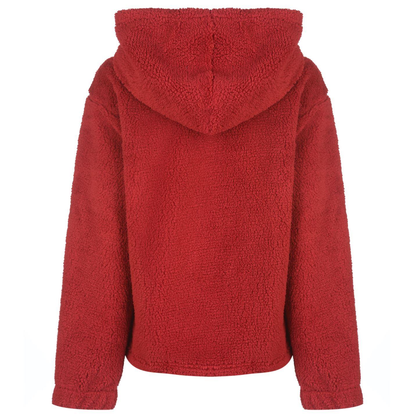 red teddy hoodie