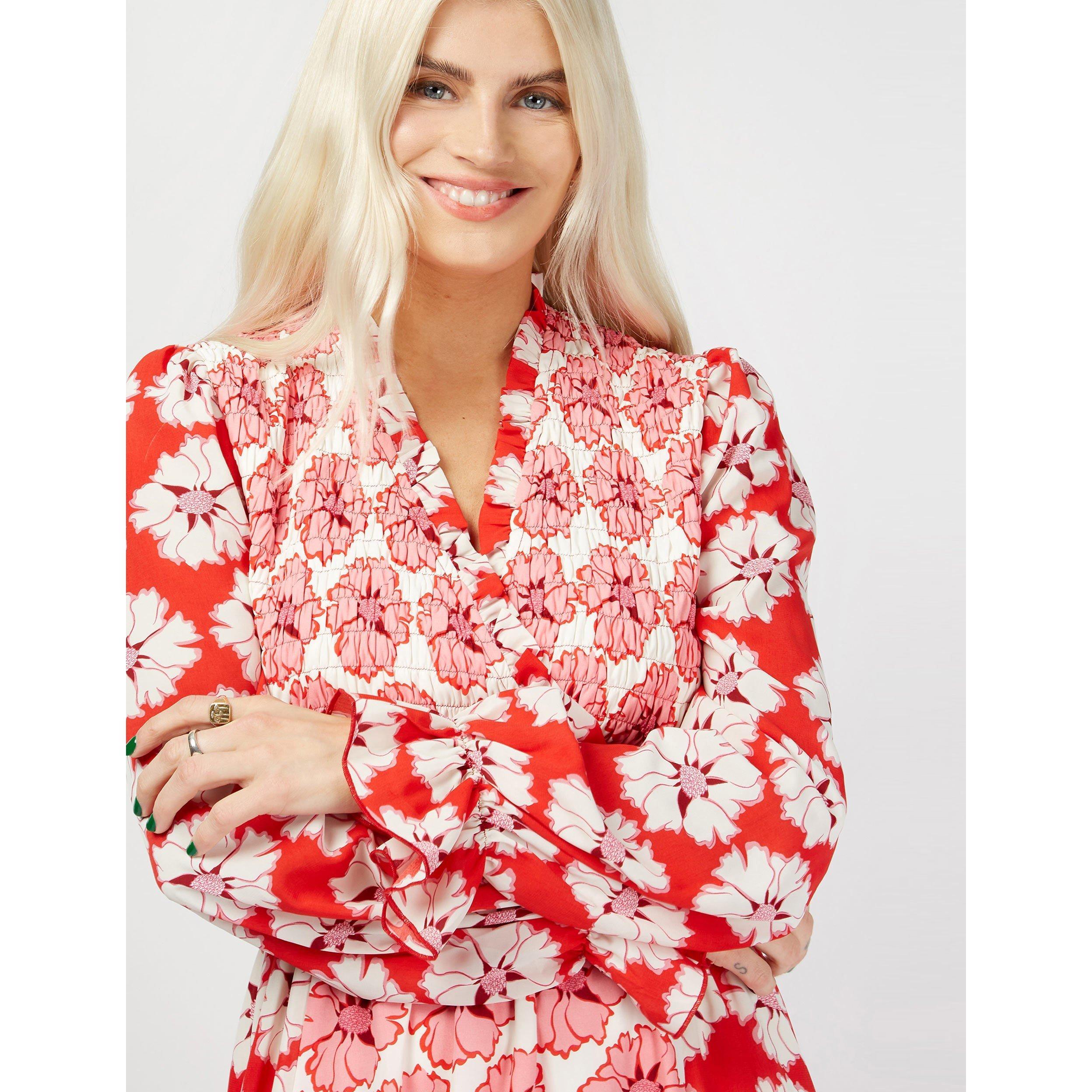 Little Mistress Maxi Dress in Red | Lyst UK