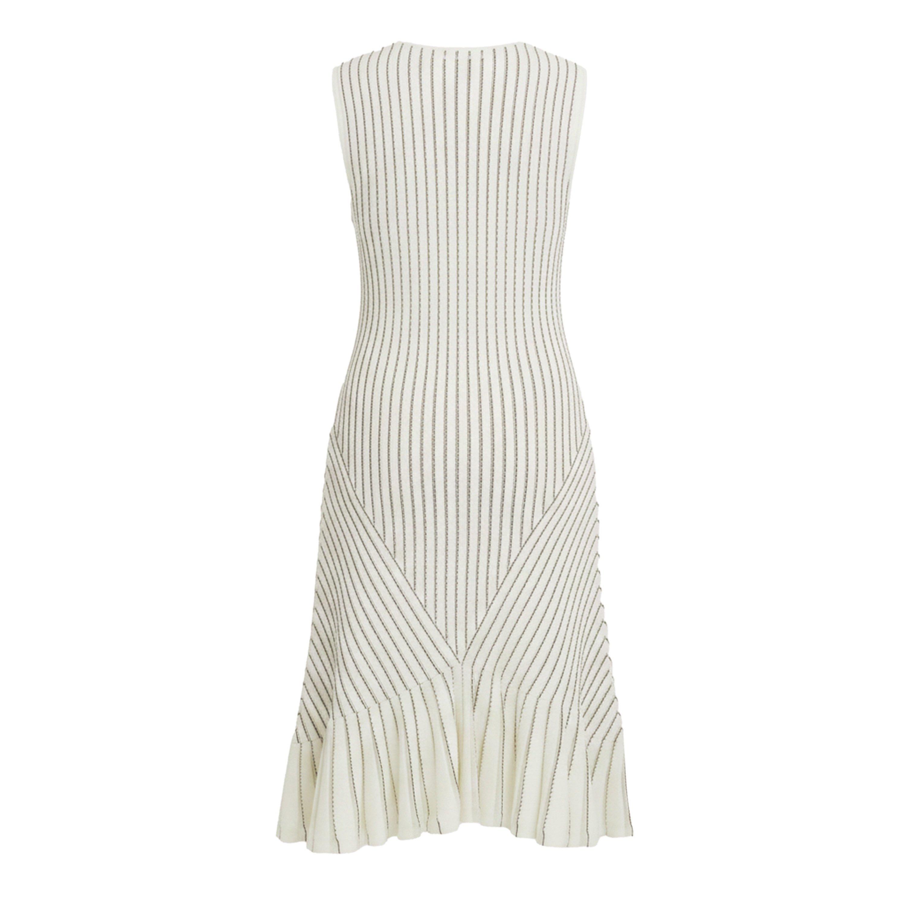 Ted Baker Knitted Mini Dress in White | Lyst UK