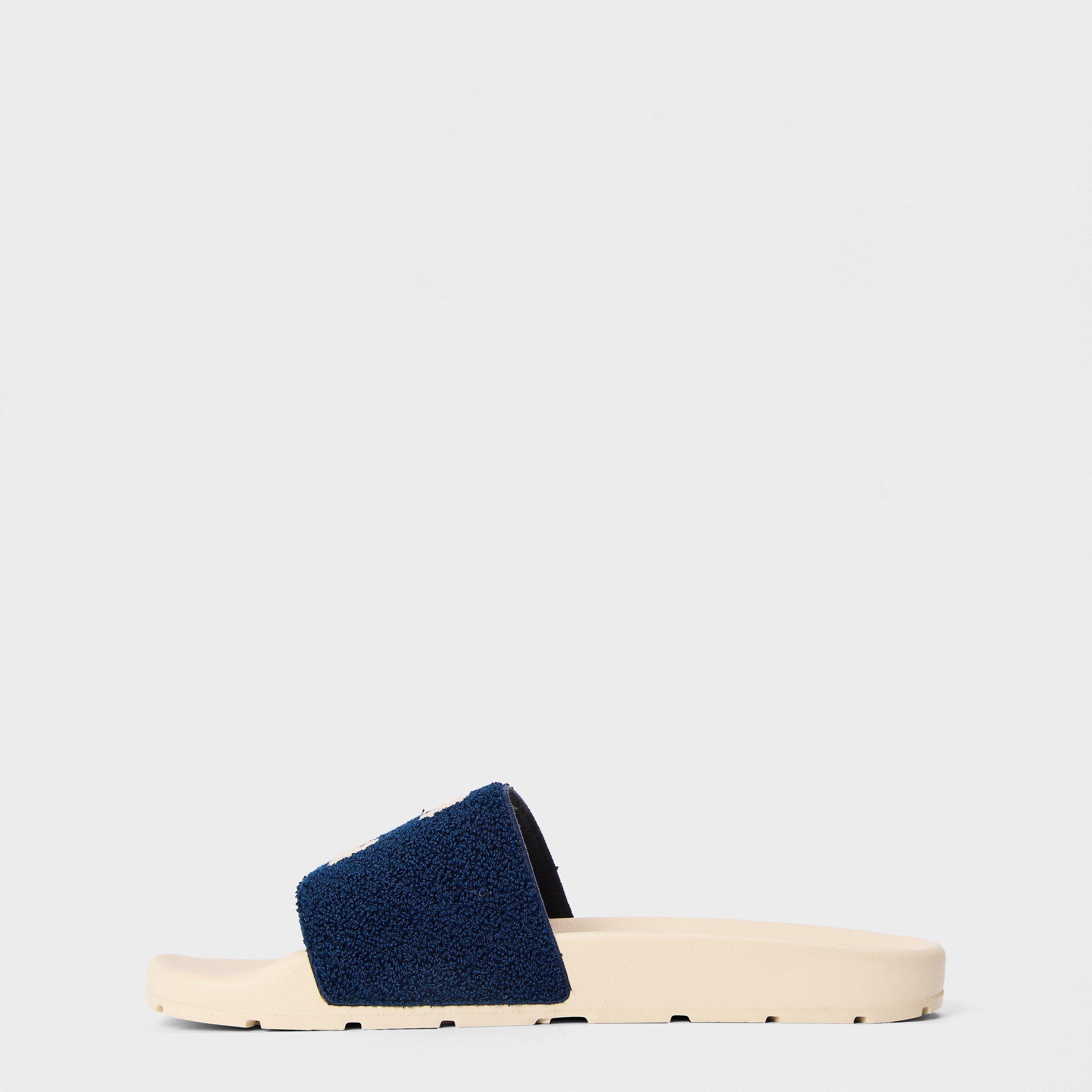 Off-White c/o Virgil Abloh Terry Slide Sandal Blue/White Size 7.5 Off-White c/o Virgil Abloh Terry Pool Sliders in Blue for  main image 2