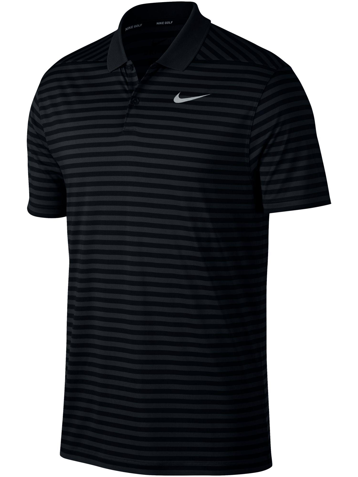 nike black polo