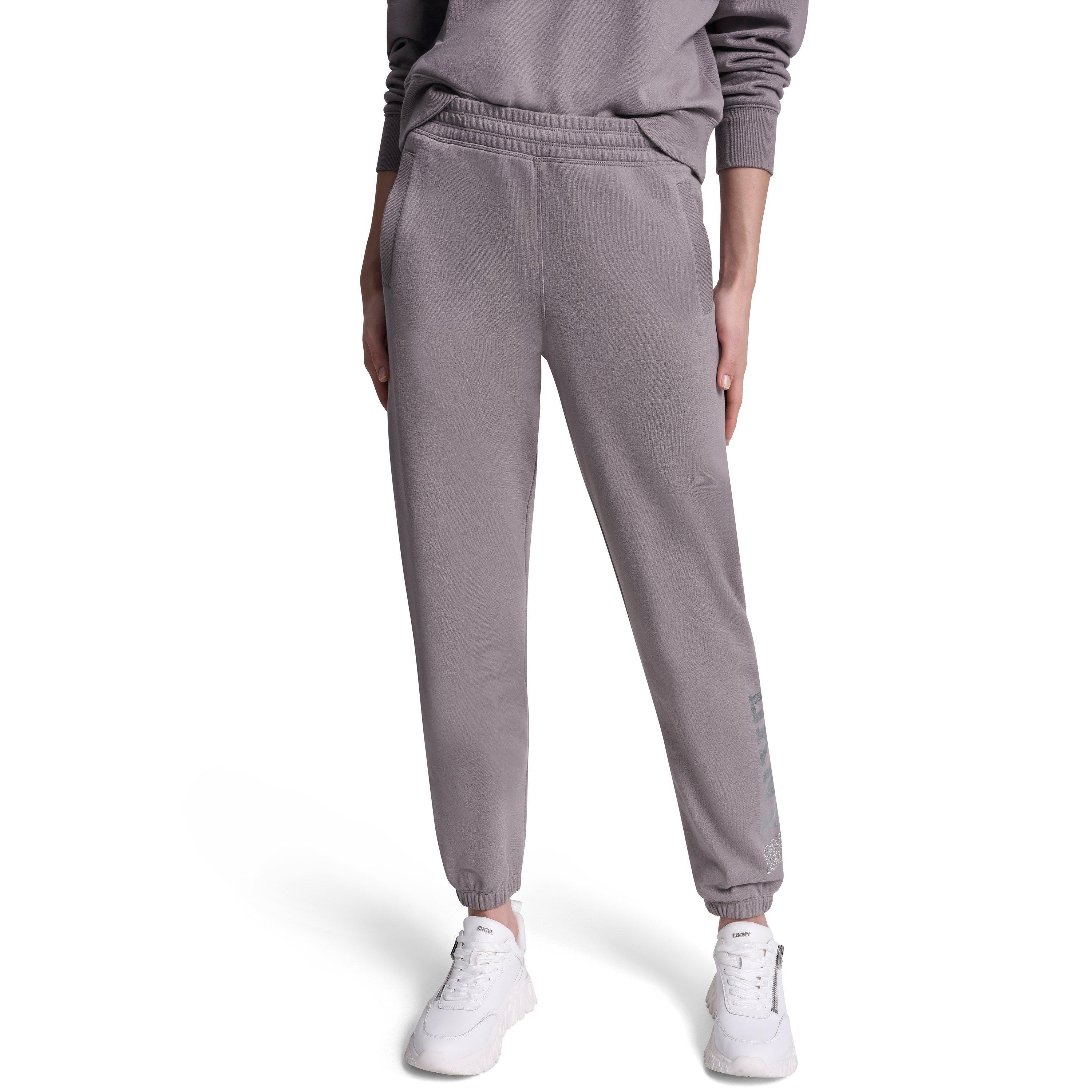 Pantalone jogger con logo laterale Uomo