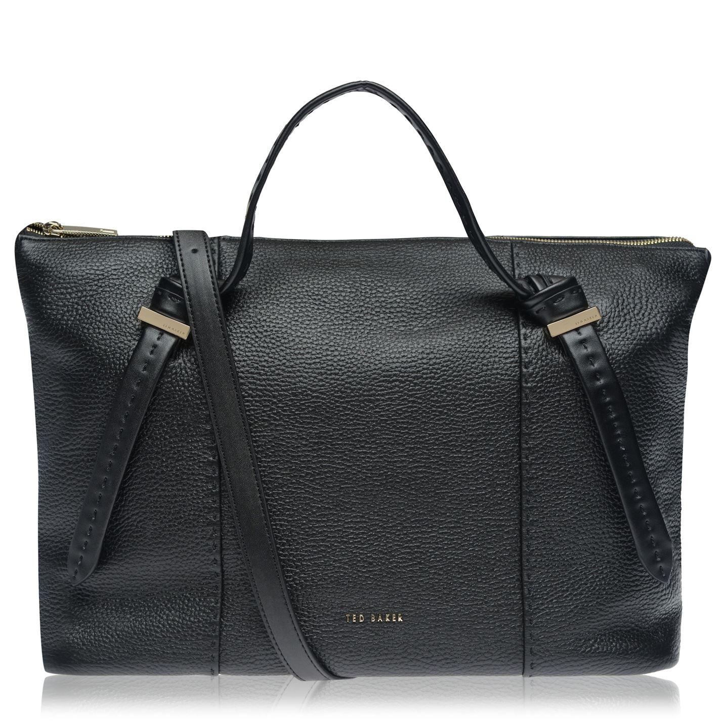 Ted Baker Ted Oellie Soft Leather Tote Bag in Black - Save 30% - Lyst