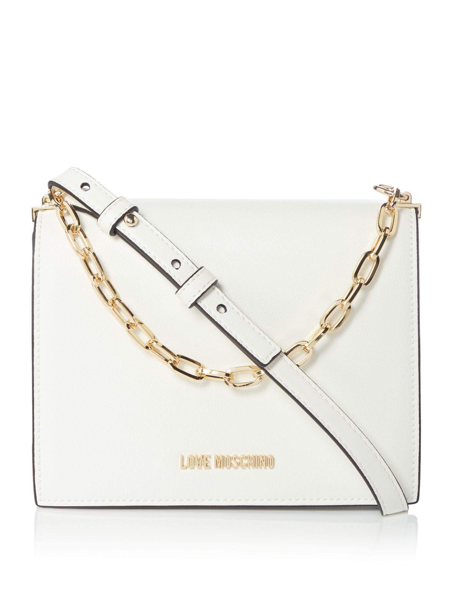 moschino chain crossbody bag