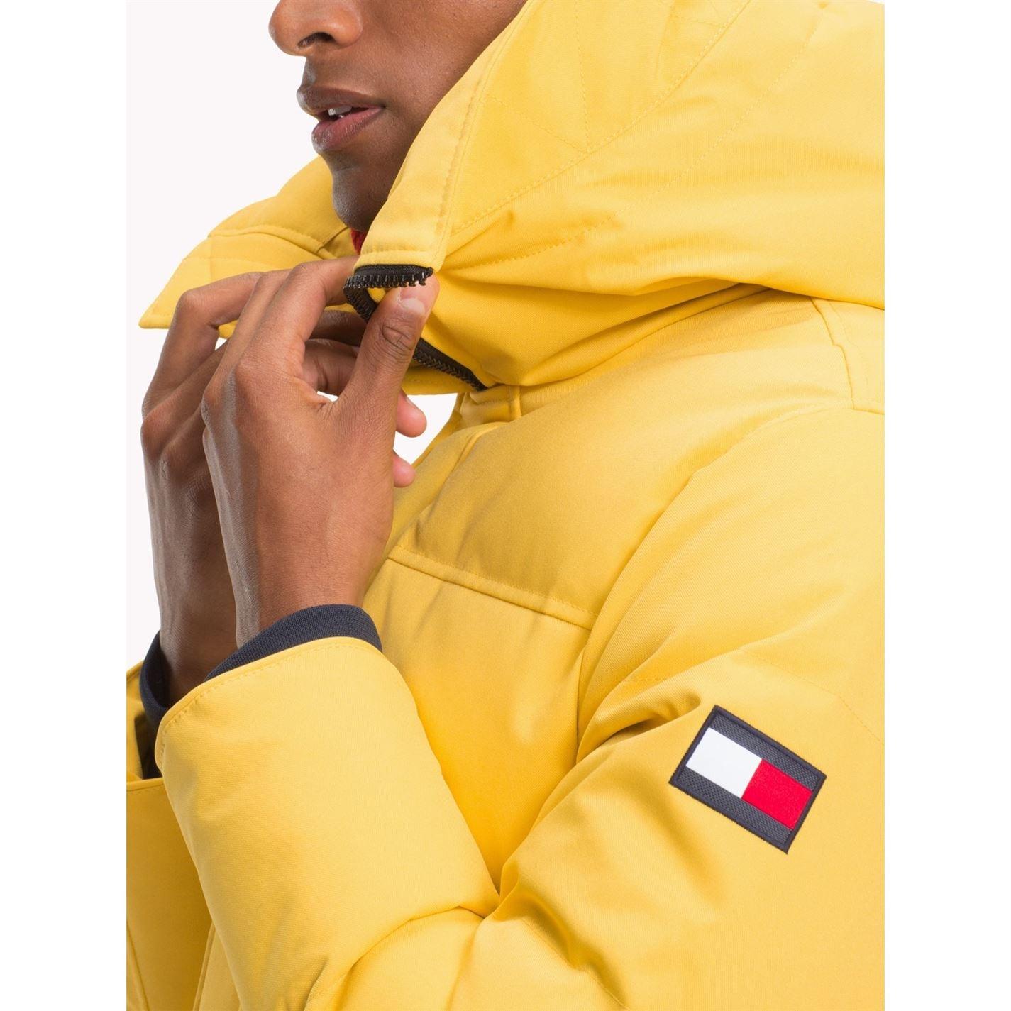 tommy hilfiger heavy canvas down padded jacket