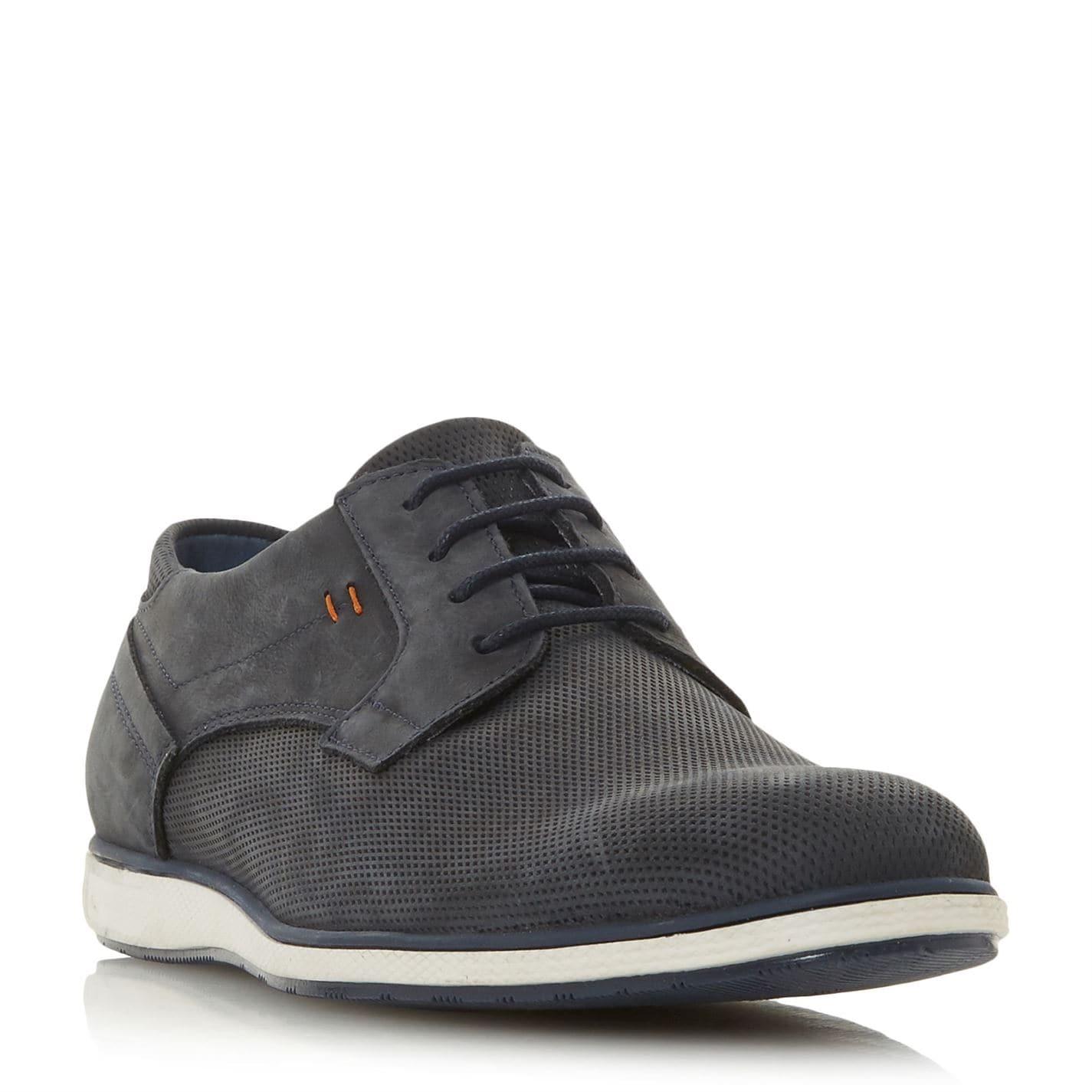Dune Men's 'bamfield' Perforated Derby Shoes in Blue for Men Save 20