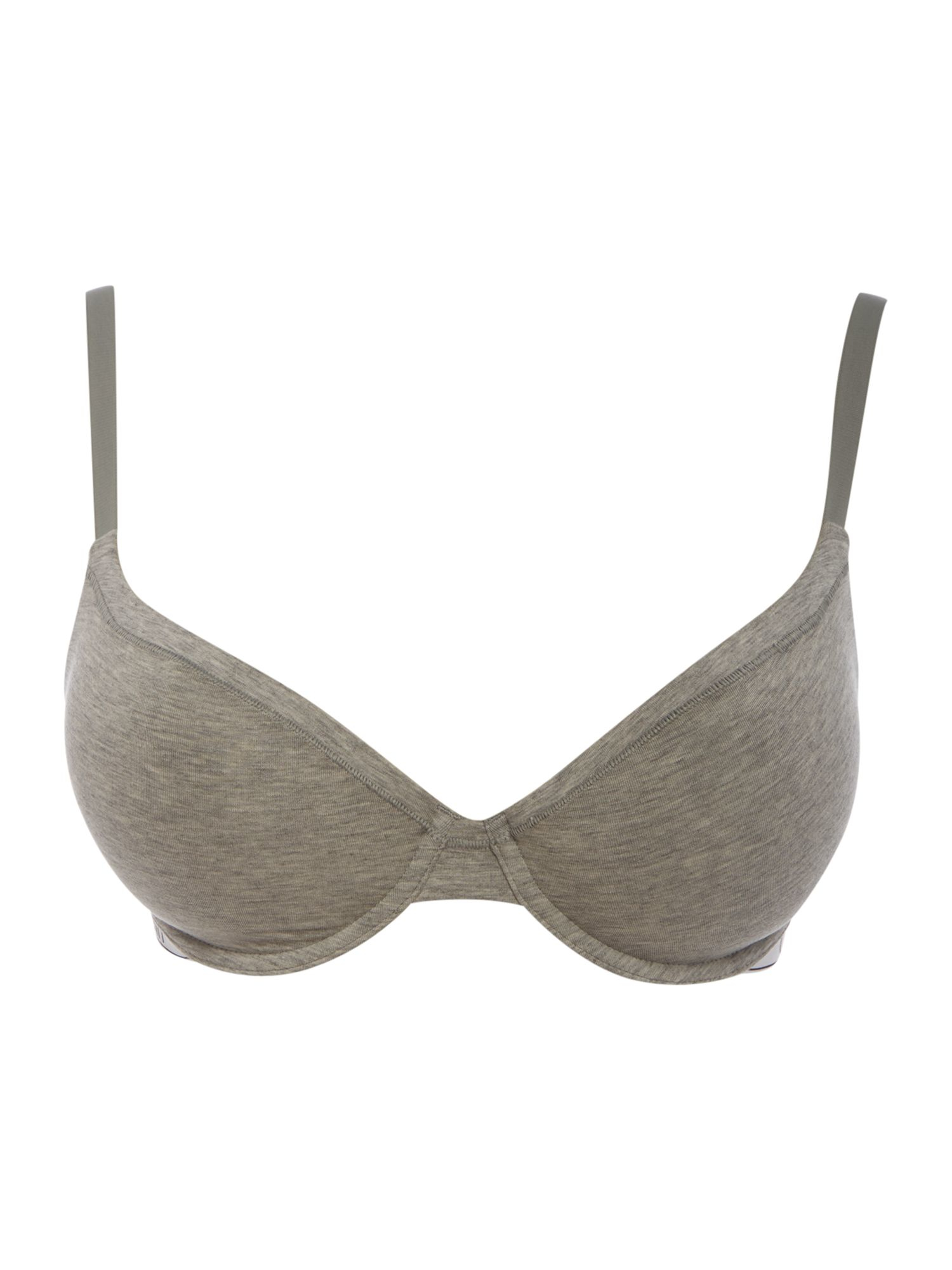 Calvin klein Modern Cotton Tshirt Bra in Grey Lyst
