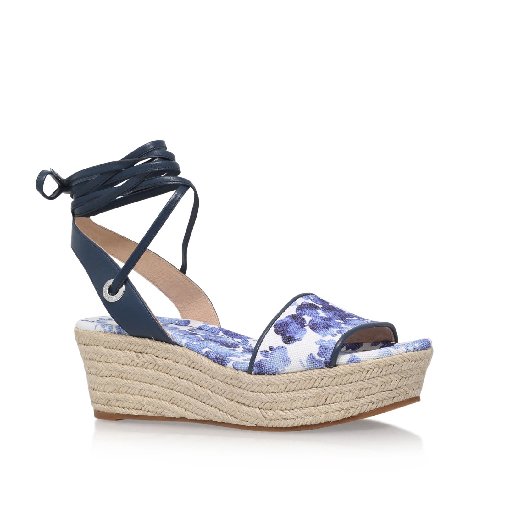 espadrille sandals heel high High Wedge Michael Heel Flatform Margie Blue Sandals Lyst kors in espadrille sandals heel high High Wedge Michael Heel Flatform Margie Blue Sandals Lyst kors in