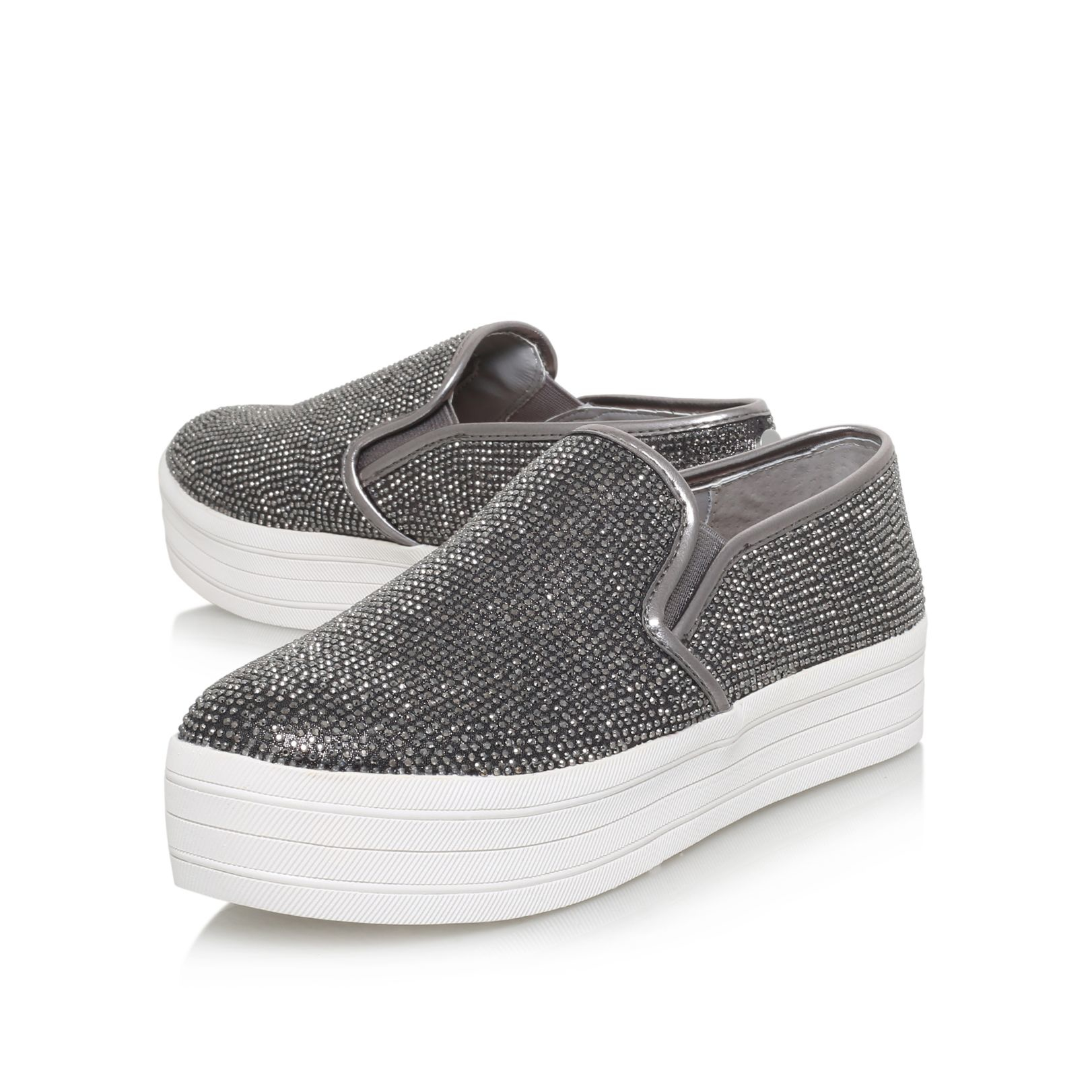 kurt geiger carvela slip on trainers