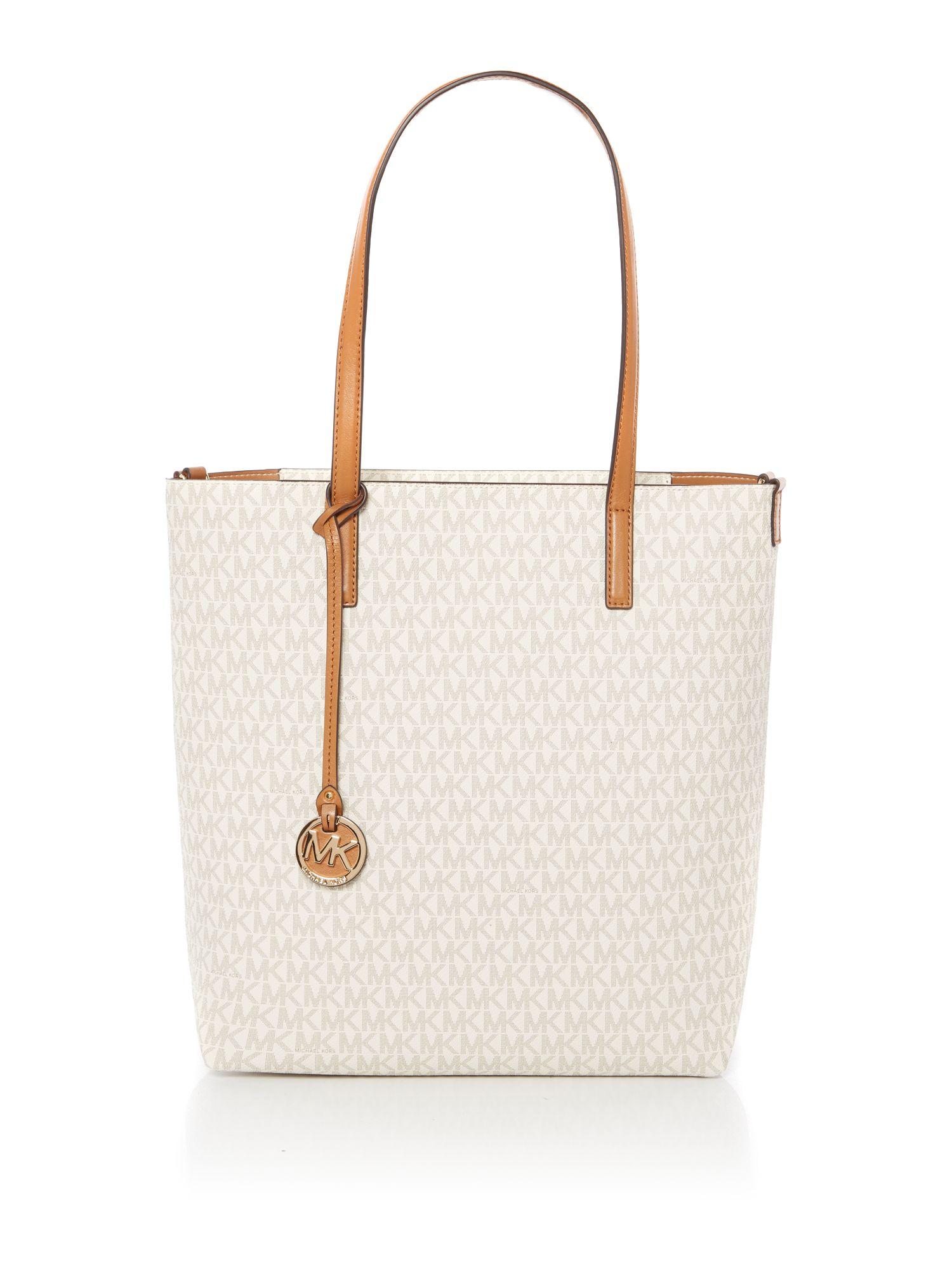 Michael Kors Leather Hayley Large Tote Bag - Lyst