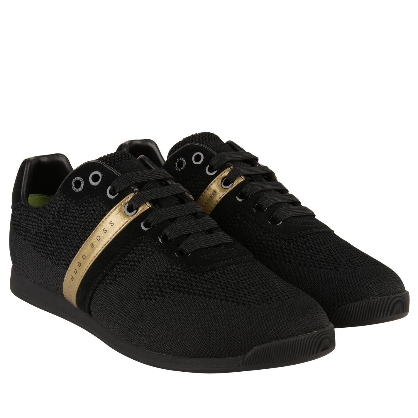 boss low top knit trainers cheap online