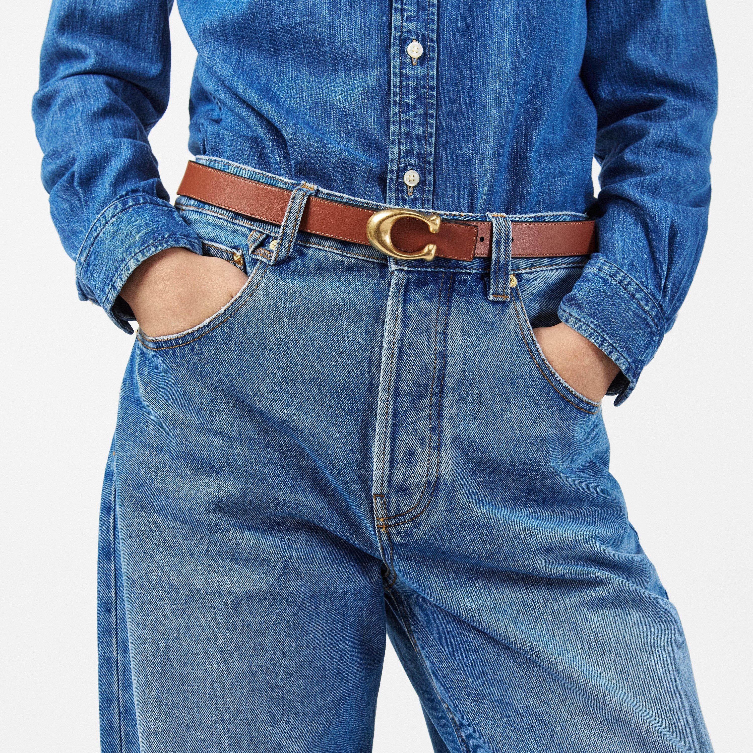 signature buckle belt 25mm