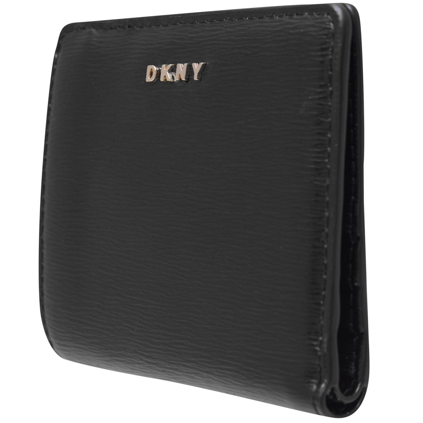 dkny leather purse