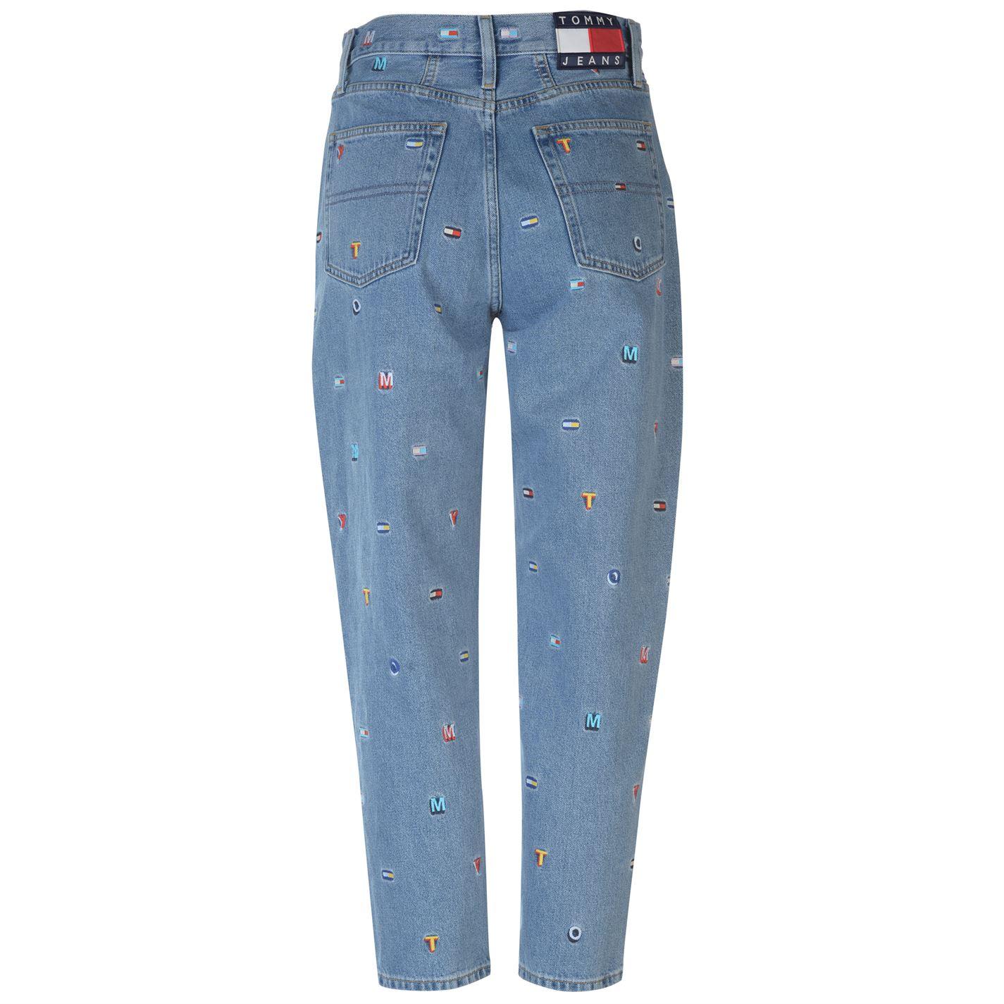 tommy embroidered jeans