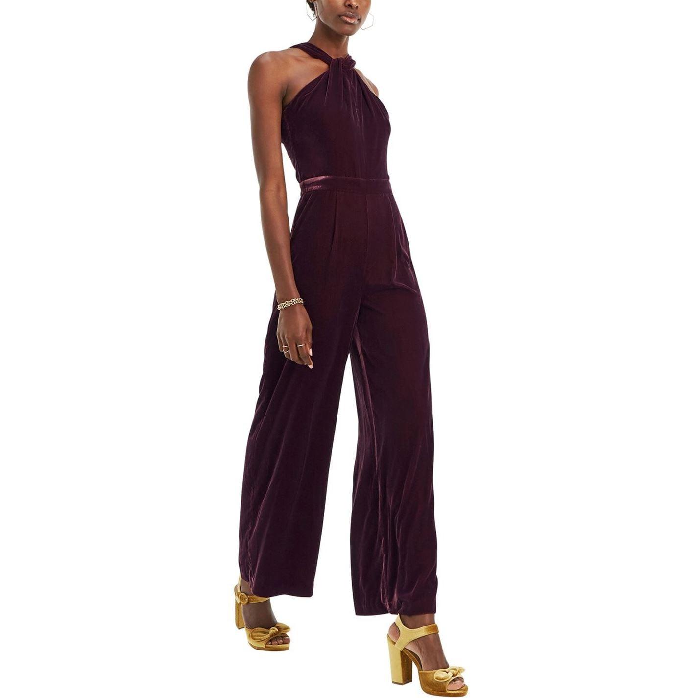 oasis velvet jumpsuit