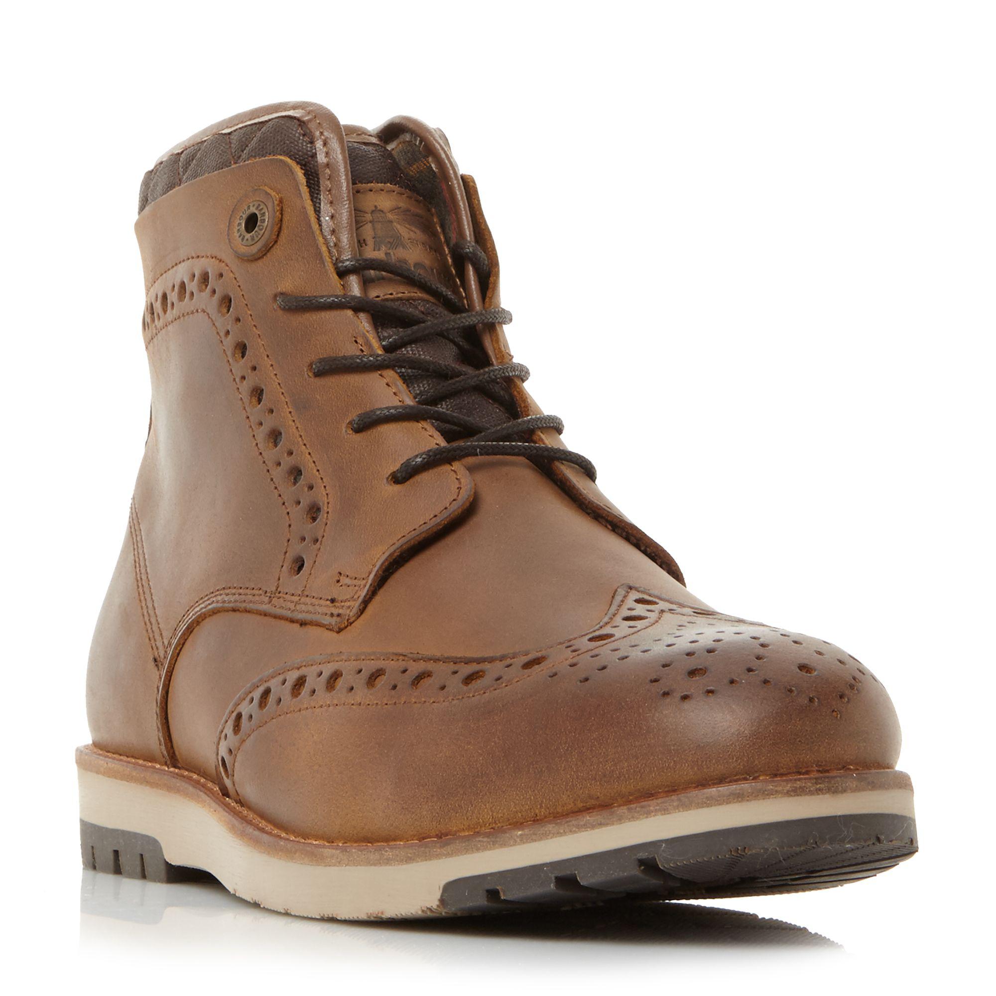 barbour cognac