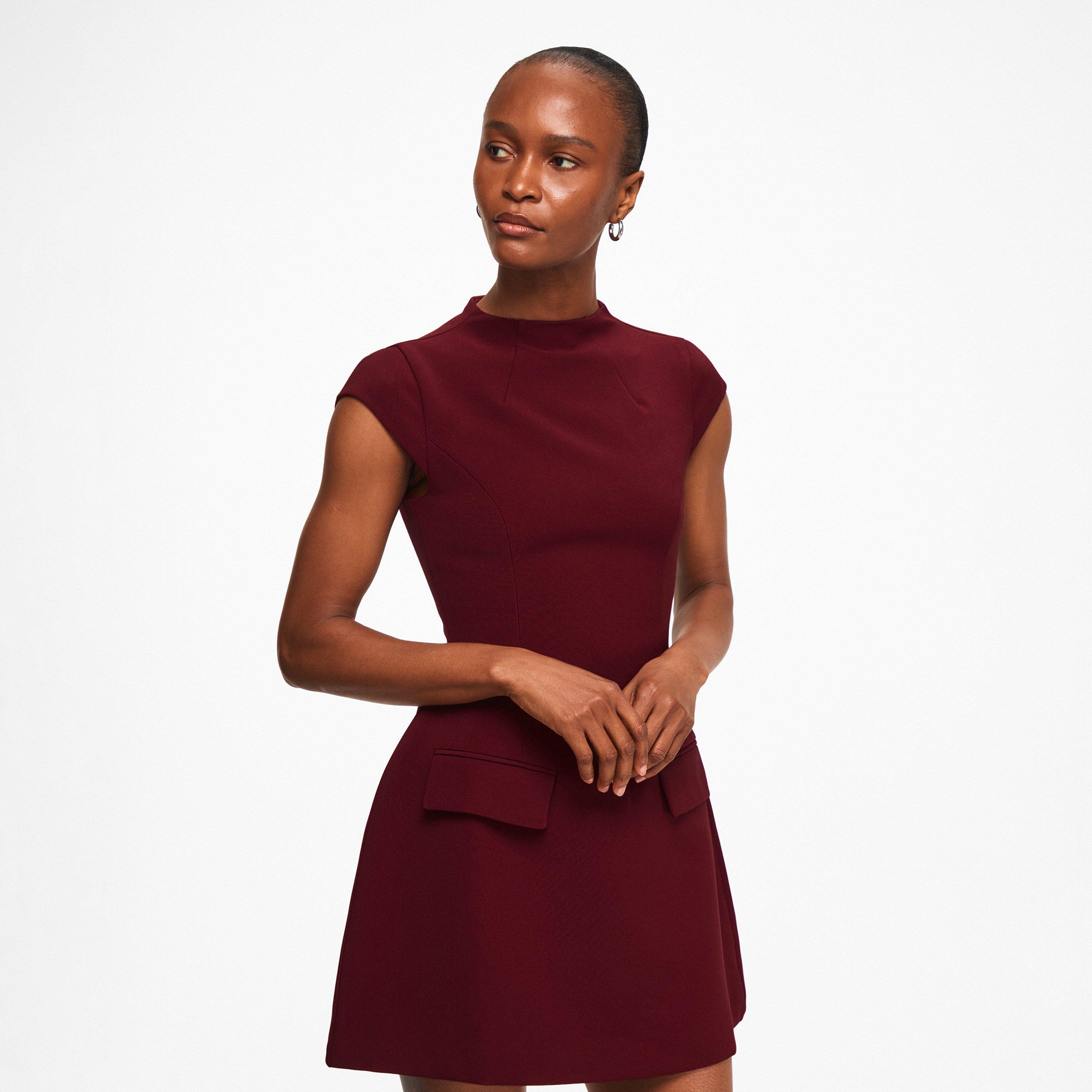 Odd Muse Cap Sleeve Mini Dress in Red | Lyst UK
