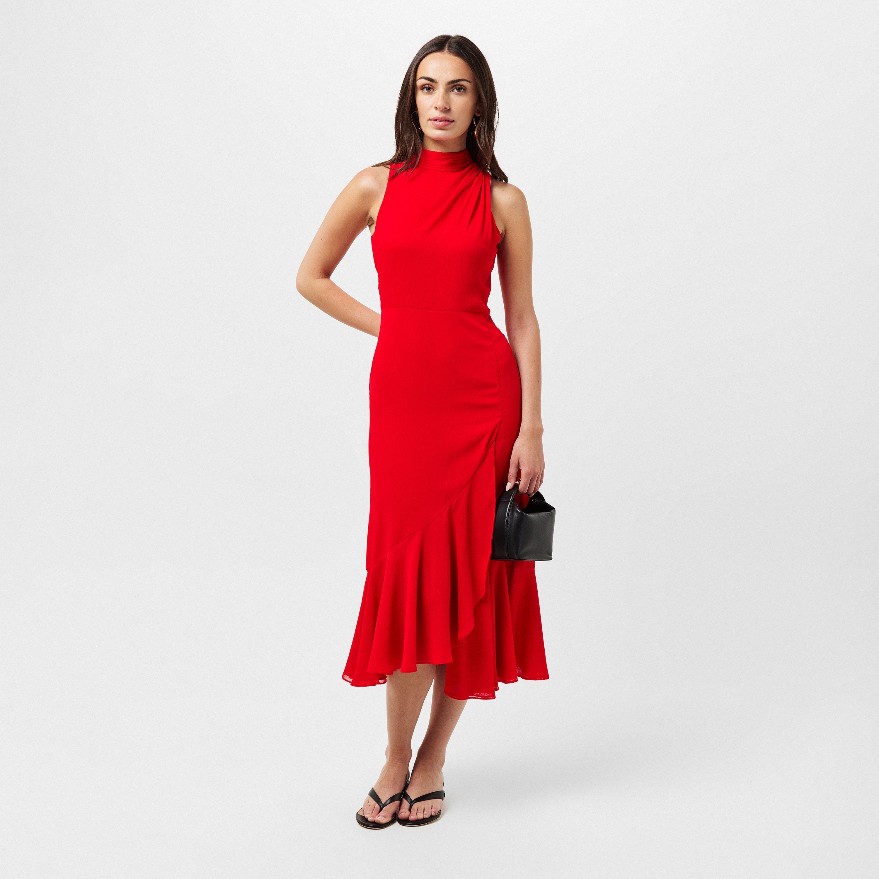 ted baker red dress Blossom Print Puff Sleeve A-line Midi | Sianna to on those dressier occasions Ted Baker Dresses - Bloomingdale's