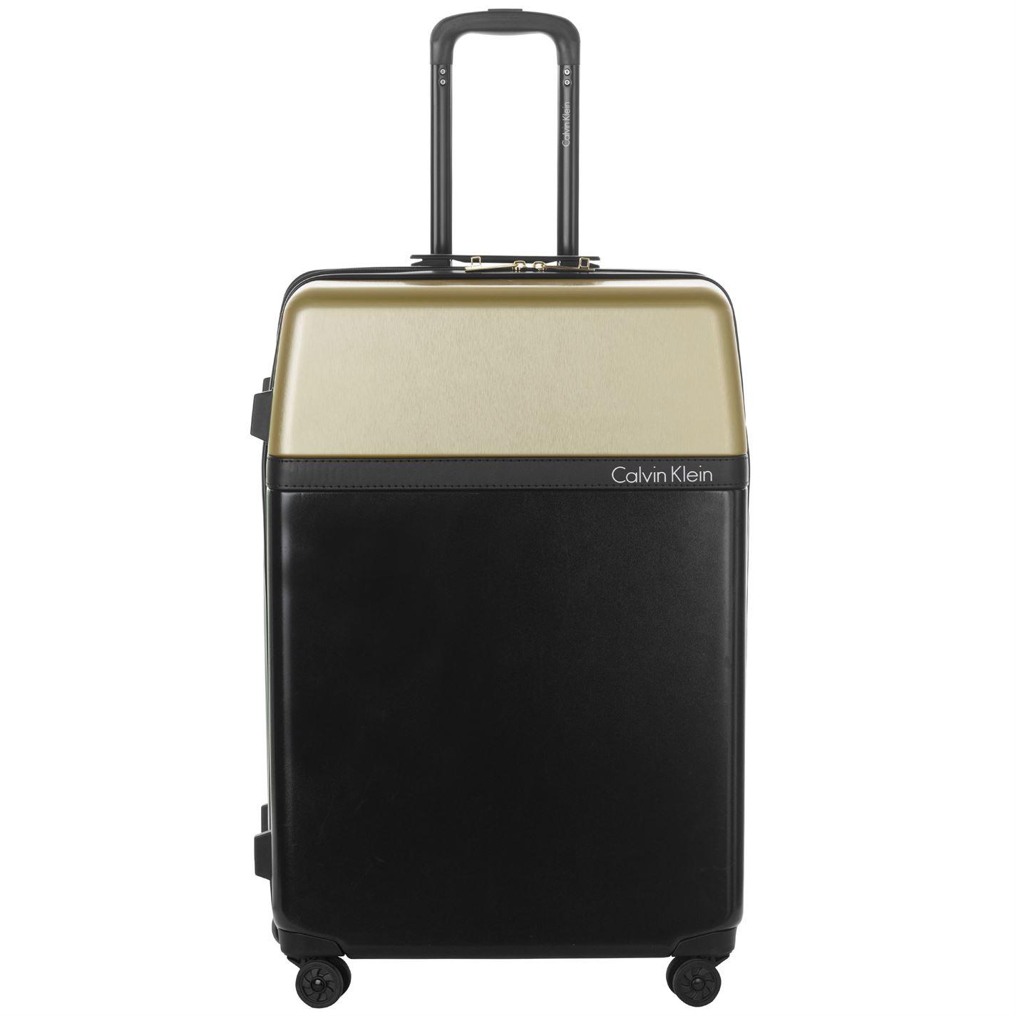 calvin klein clarkson square hard suitcase