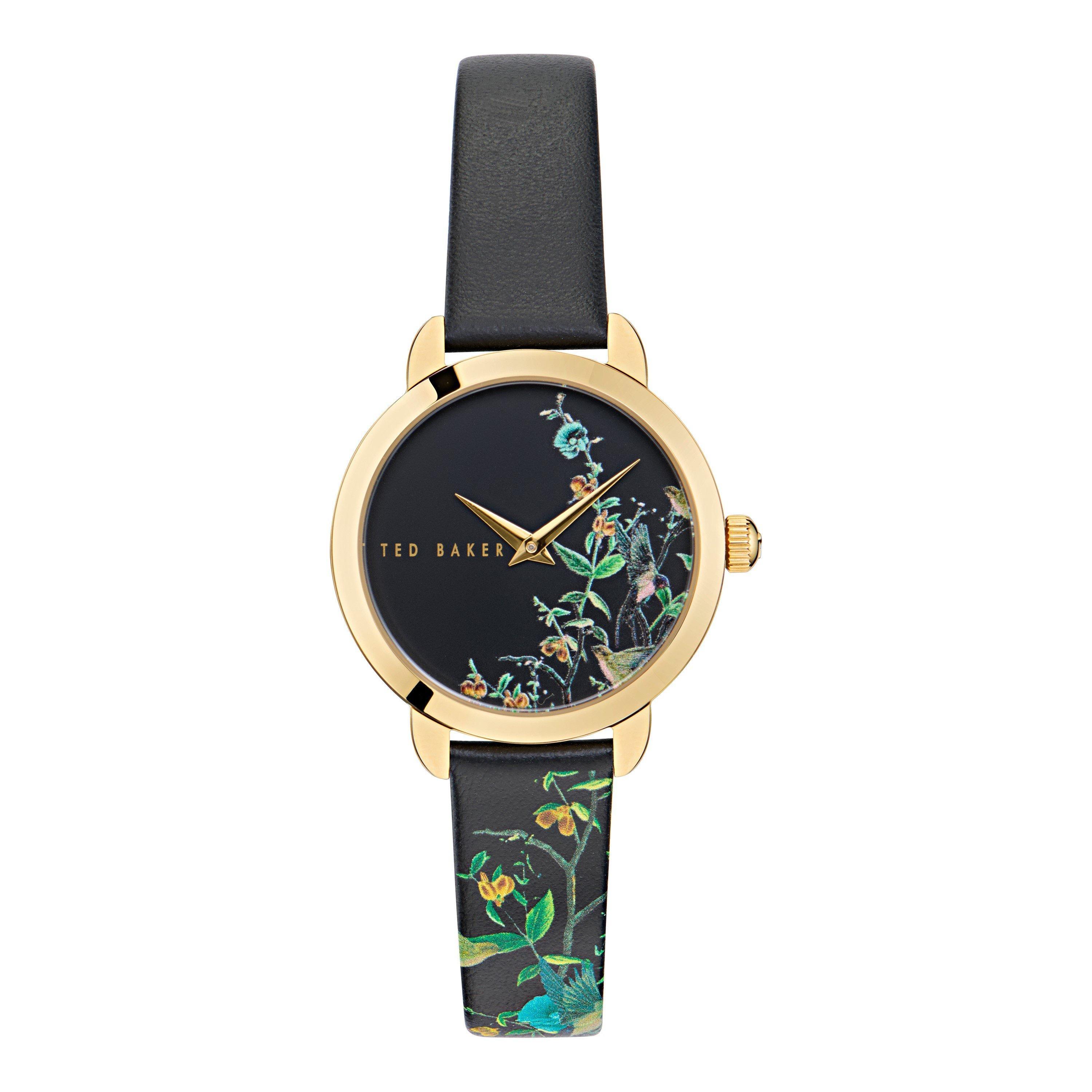 Ted Baker Floral Green Textured Leather Band Watch Ted Baker Green Watches for Women | Mercari main image 2
