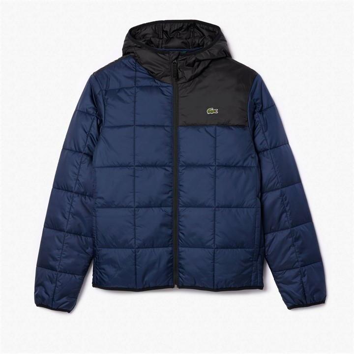 Lacoste parka deals blue