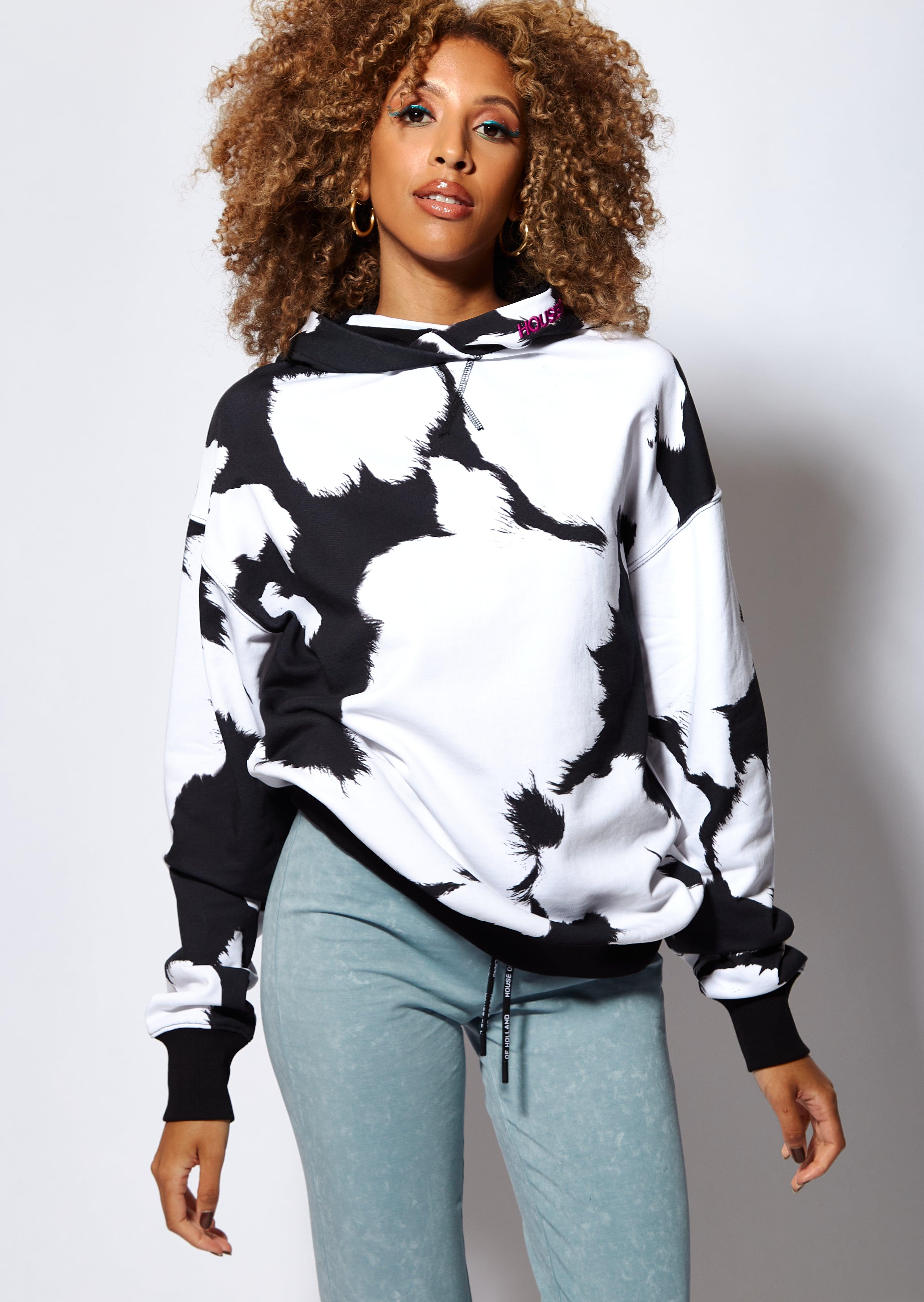 cow print nike sweatshirt