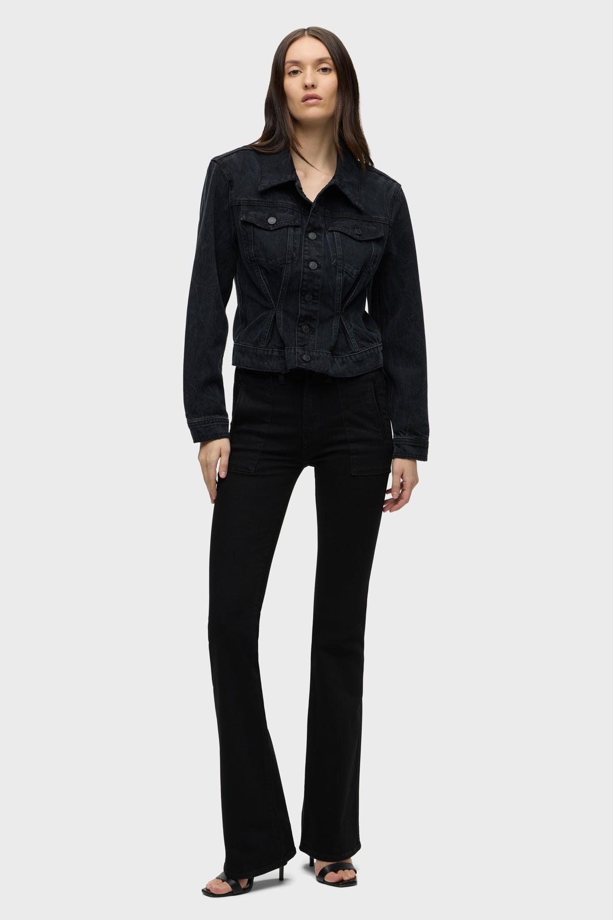 Black Hudson Jeans Jackets for Women Lyst Canada