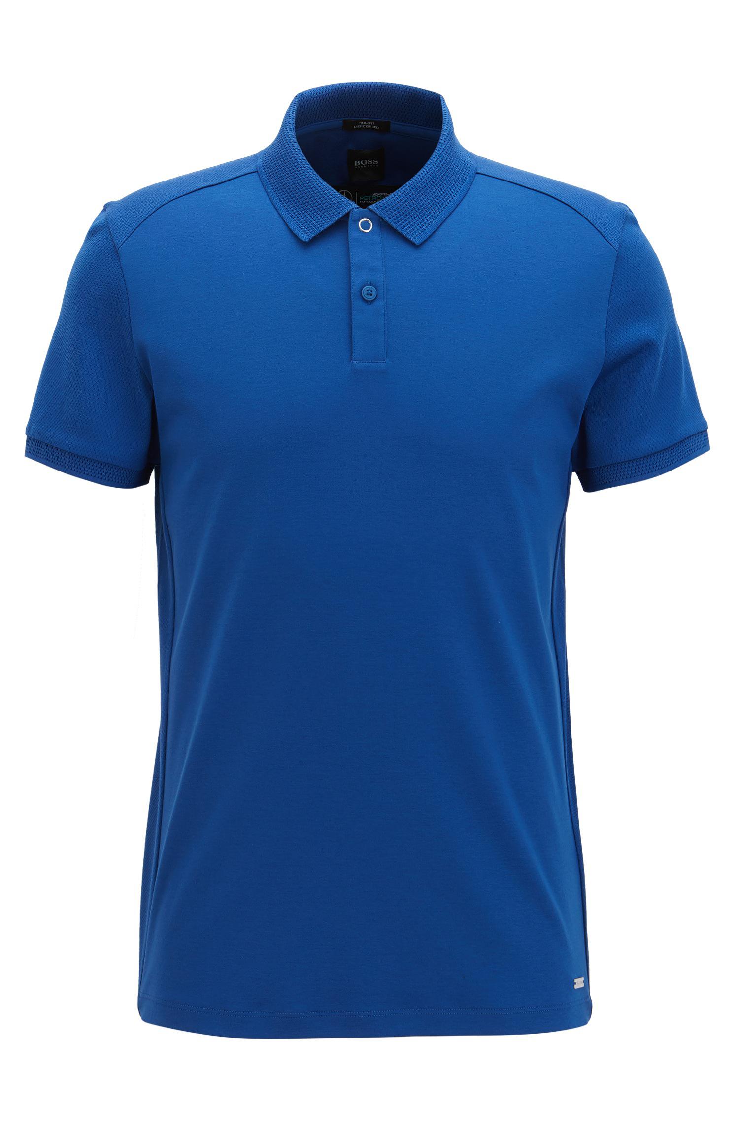 hugo boss slim fit mercerised