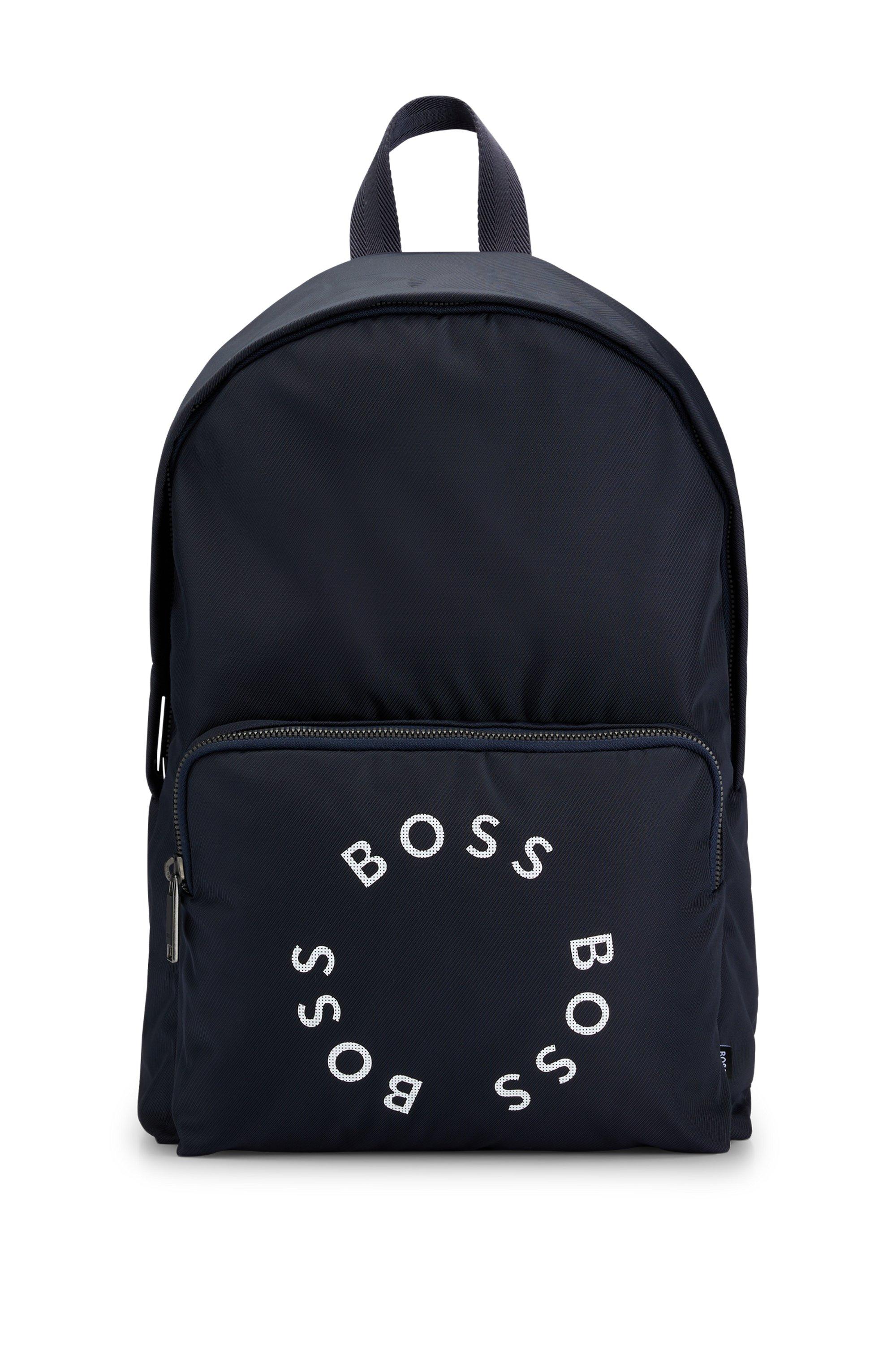 BOSS by HUGO BOSS Recycled-material Backpack With Circular Logos And ...