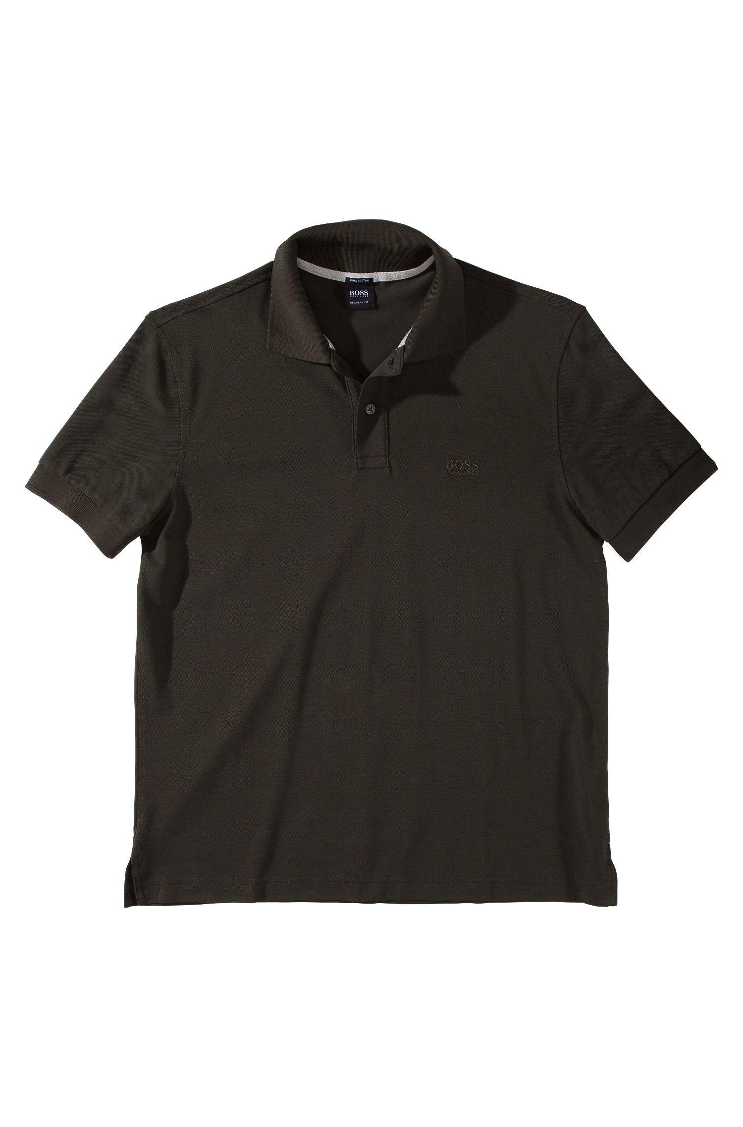 BOSS by HUGO BOSS Cotton Polo Shirt 'firenze/logo Modern Essential' in  Black for Men | Lyst Canada